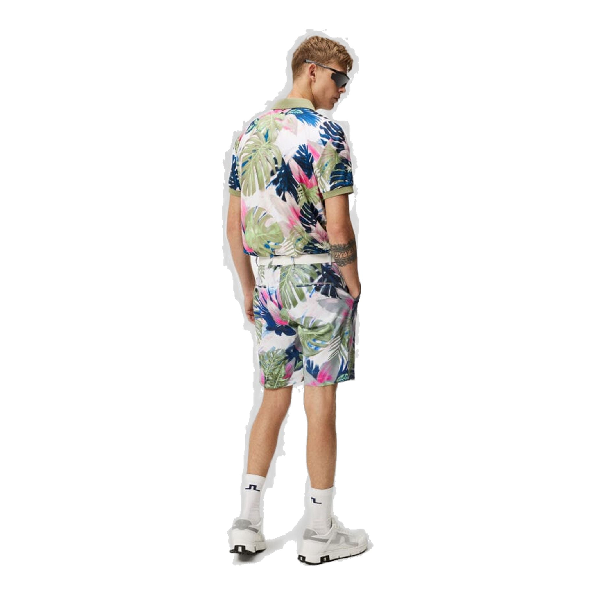 Polo da uomo con stampa J. Lindeberg Tour Tech Reg Fit