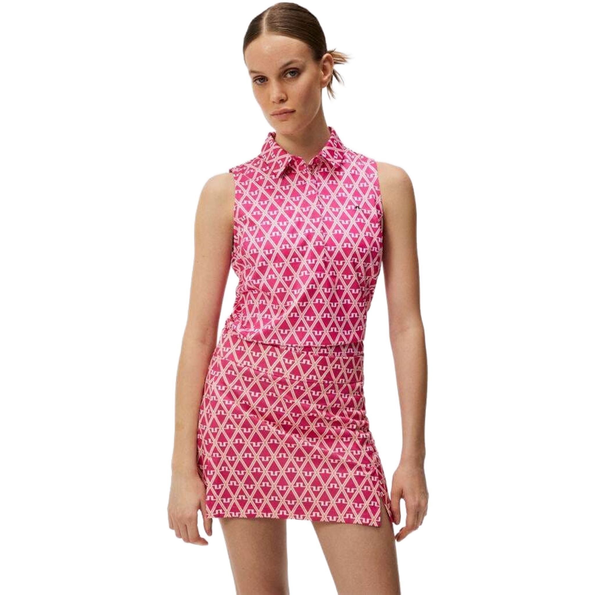 Top senza maniche con stampa J. Lindeberg Dena da donna