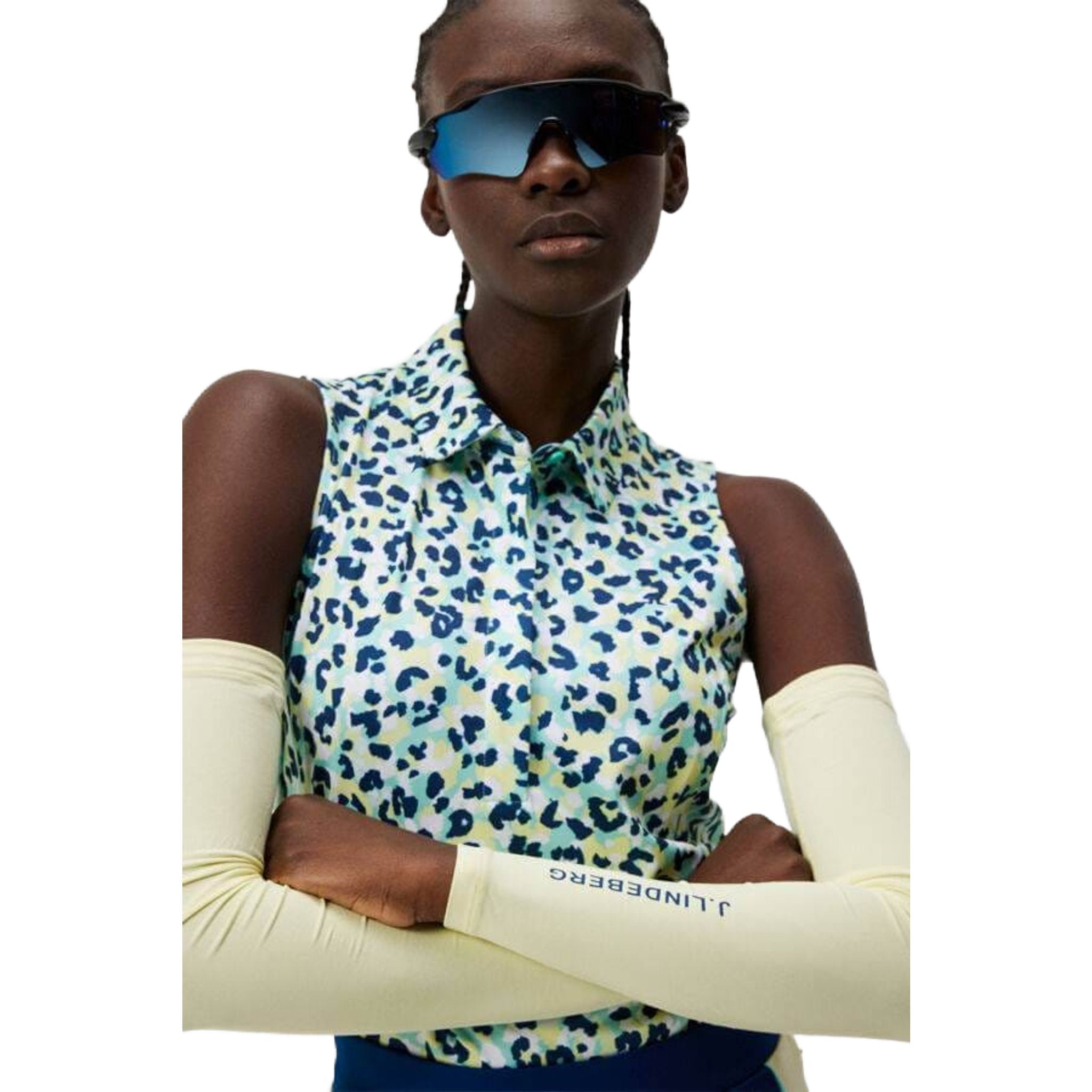 Top senza maniche con stampa J. Lindeberg Dena da donna