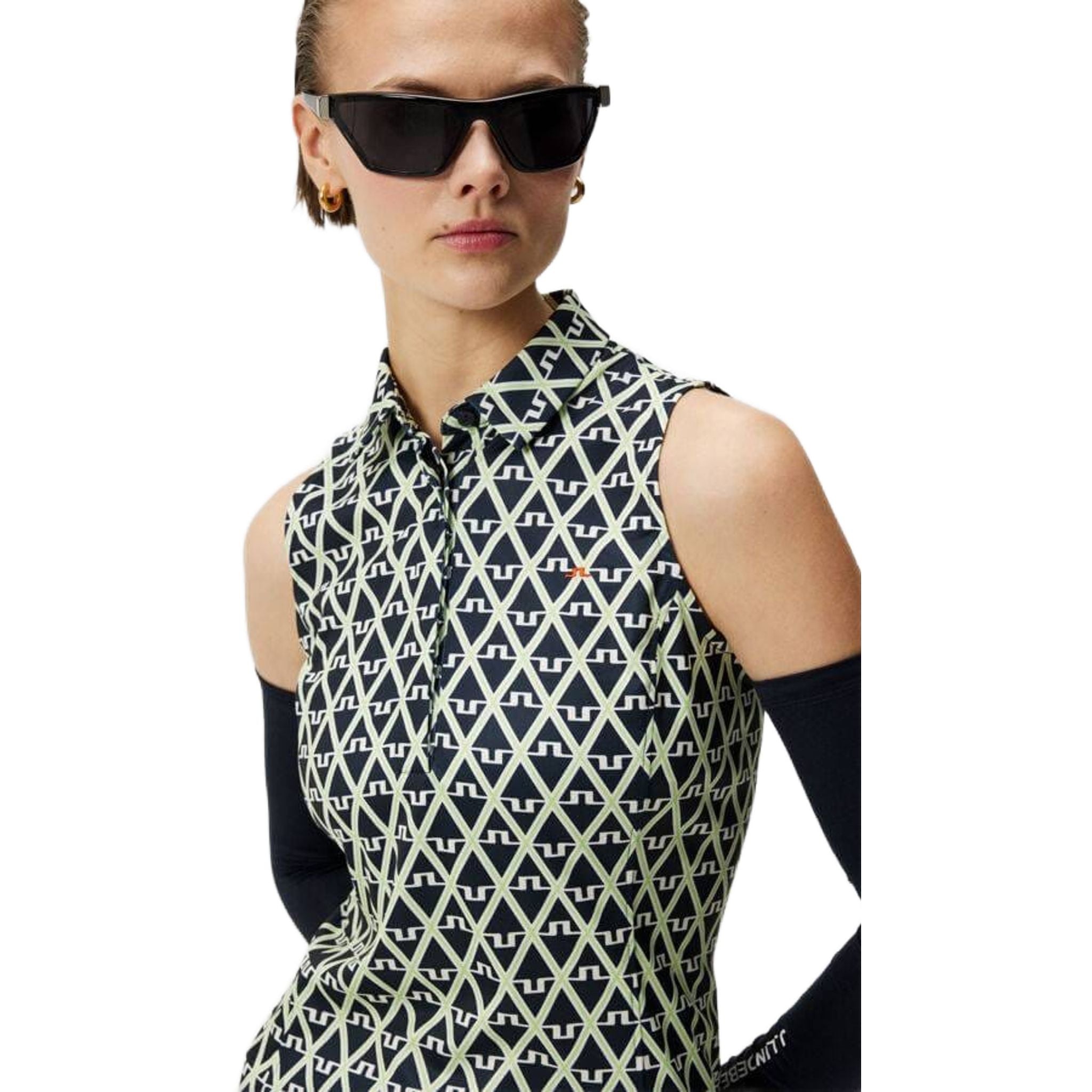 Top senza maniche con stampa J. Lindeberg Dena da donna