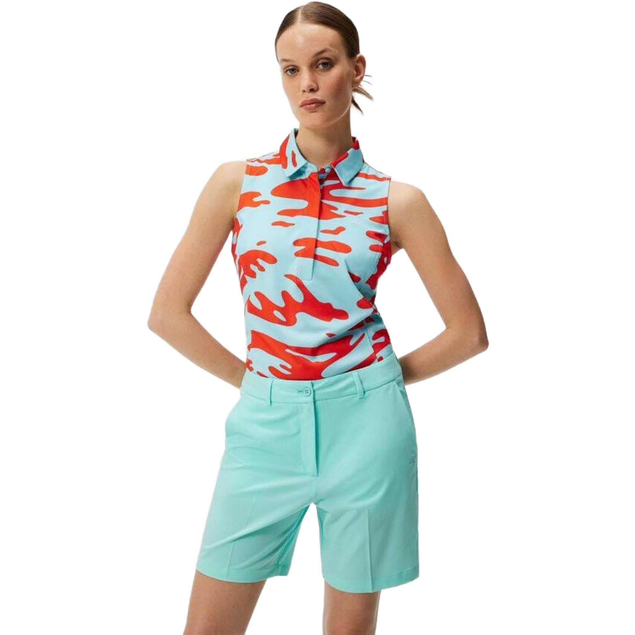 Top senza maniche con stampa J. Lindeberg Dena da donna