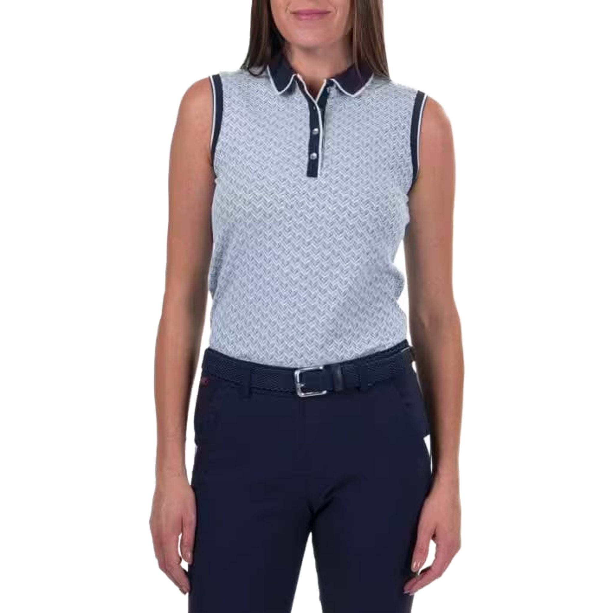 Polo da golf da donna Kjus Ella Structure S/L