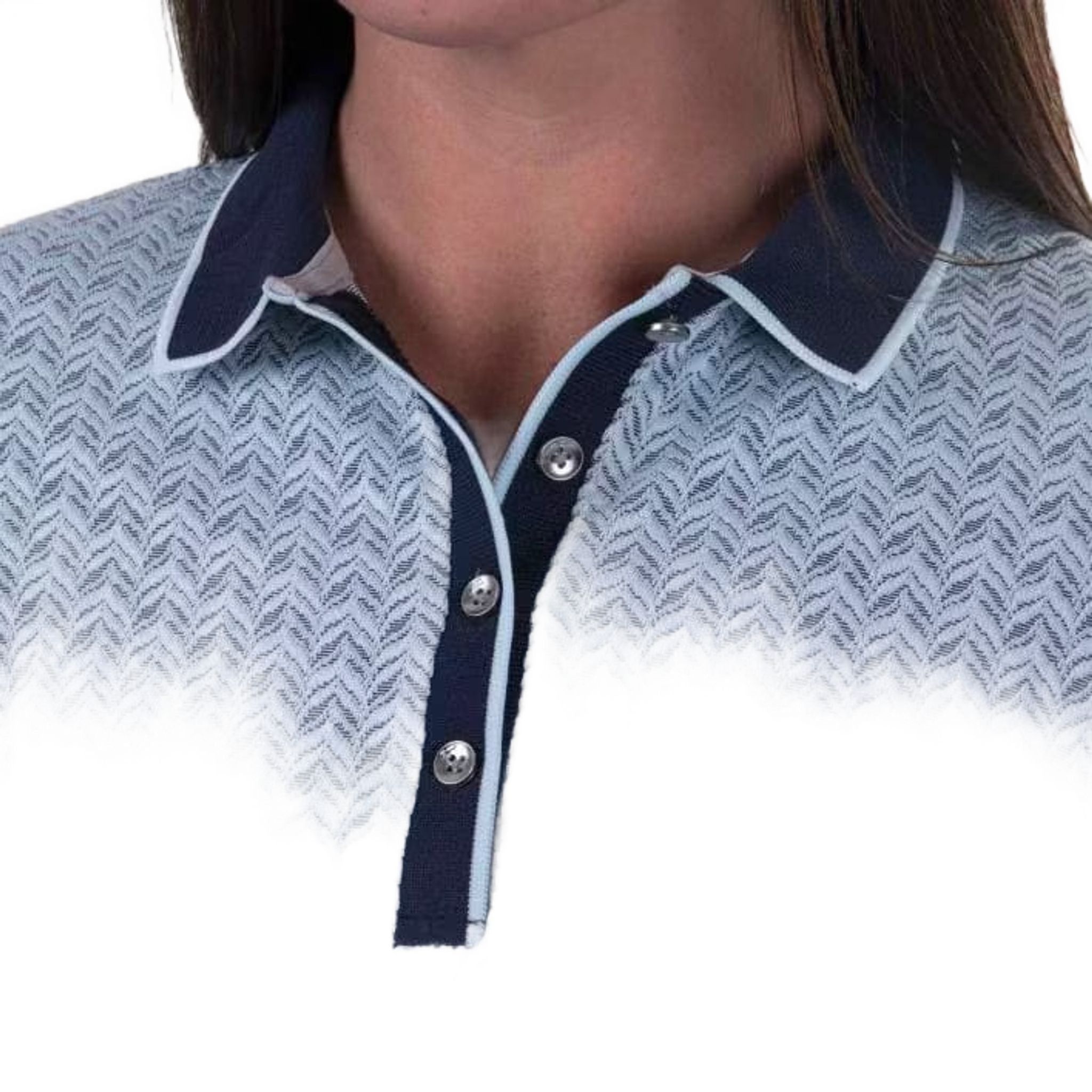 Polo da golf da donna Kjus Ella Structure S/S