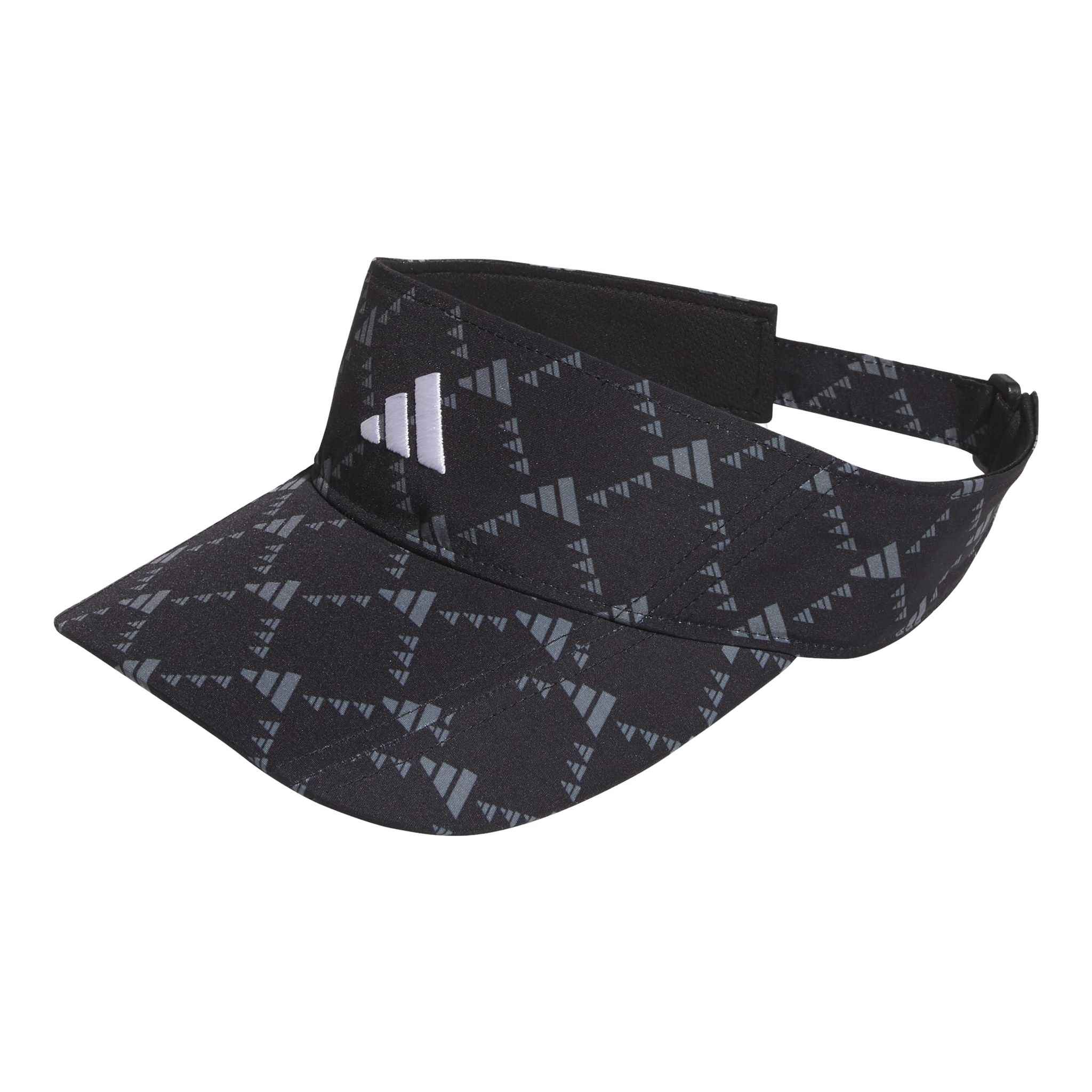 Berretto con visiera da fairway con stampa monogramma Adidas da donna