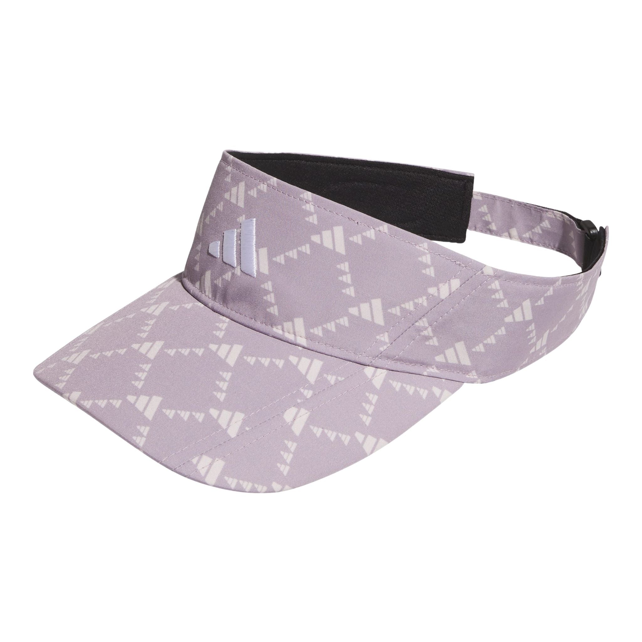 Berretto con visiera da fairway con stampa monogramma Adidas da donna