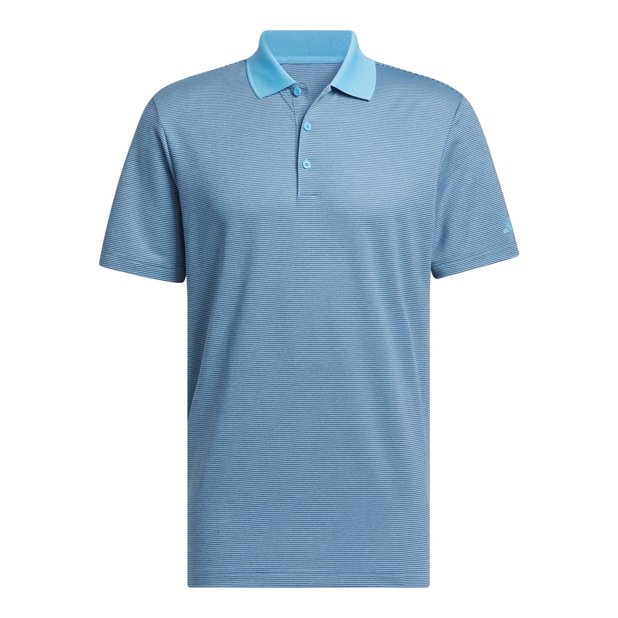 Polo a righe Adidas Ultimate365 Ottoman da uomo