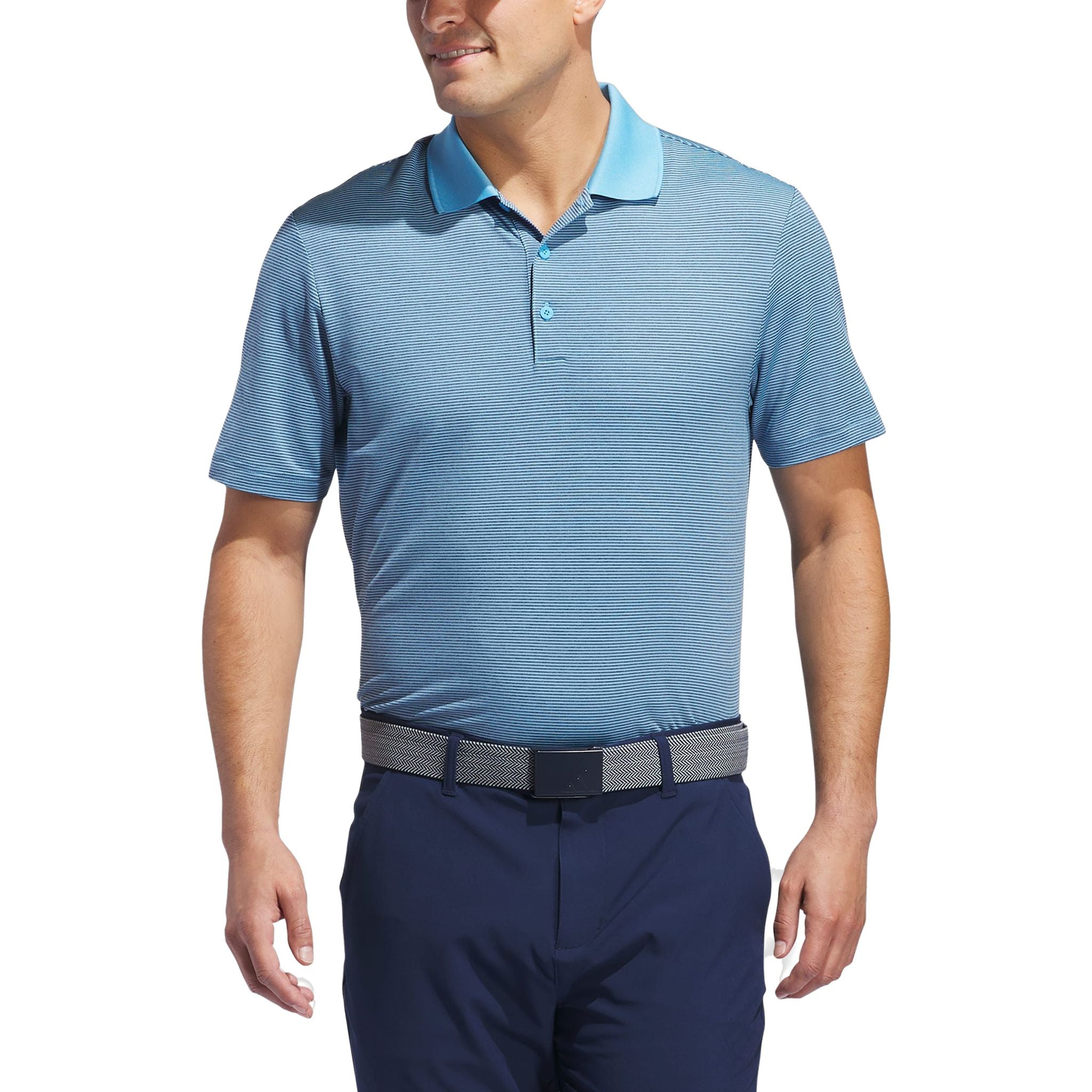 Adidas Ultimate365 Ottoman Stripe Polo Shirt Herren