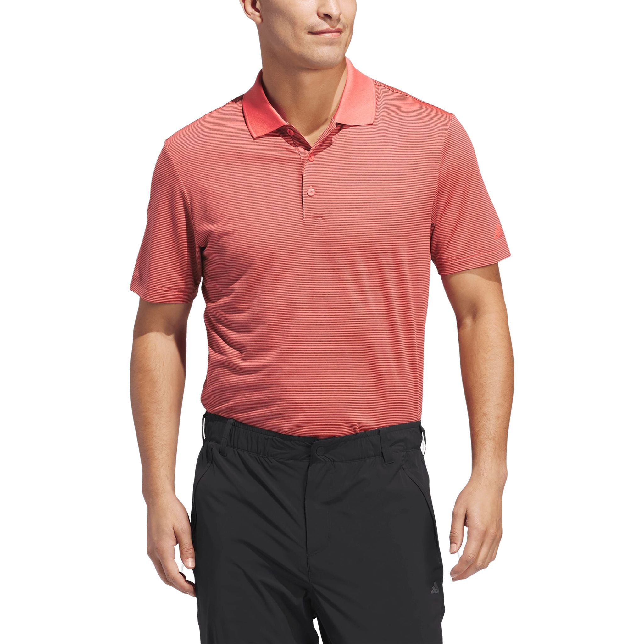 Polo a righe Adidas Ultimate365 Ottoman da uomo