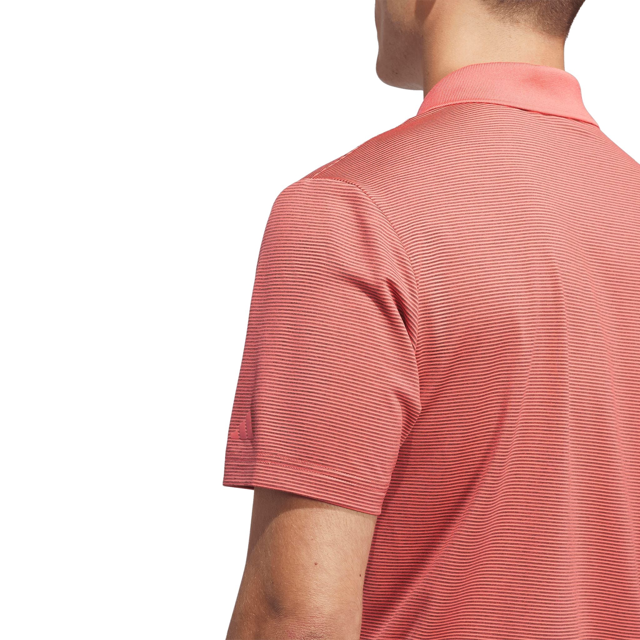 Polo a righe Adidas Ultimate365 Ottoman da uomo