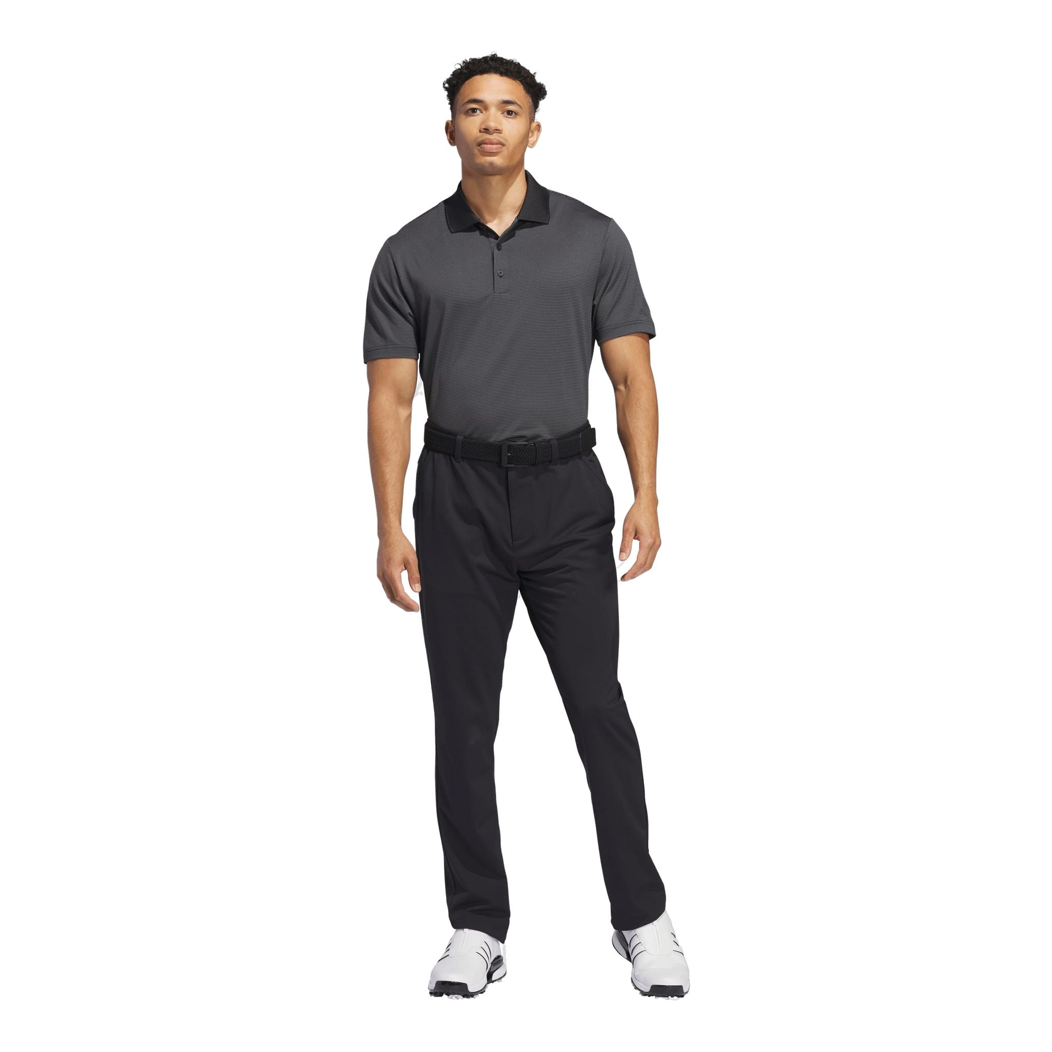 Polo a righe Adidas Ultimate365 Ottoman da uomo