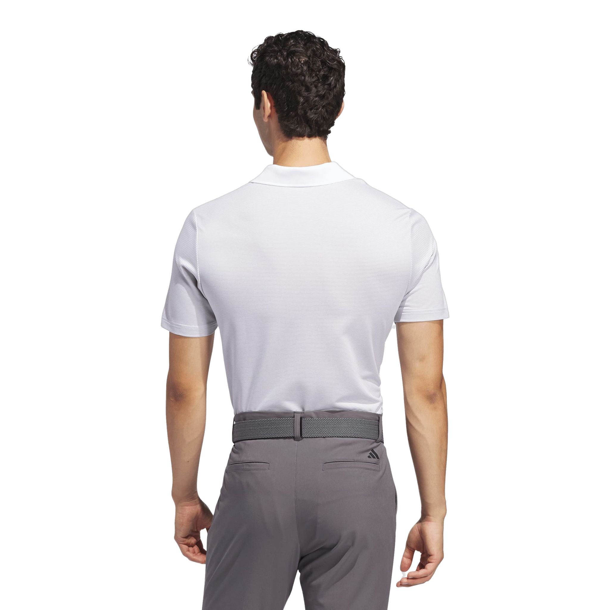 Polo a righe Adidas Ultimate365 Ottoman da uomo