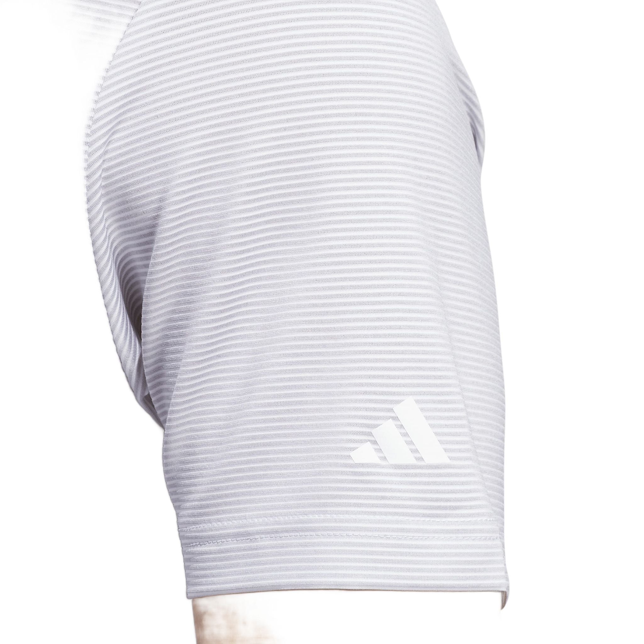 Polo a righe Adidas Ultimate365 Ottoman da uomo