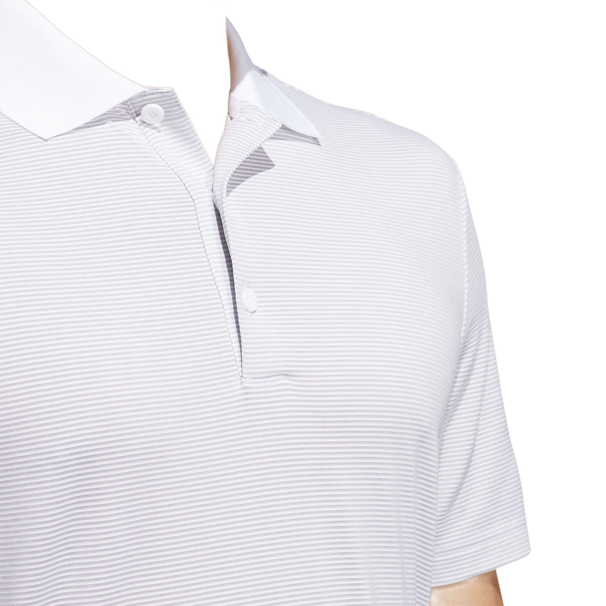 Polo a righe Adidas Ultimate365 Ottoman da uomo