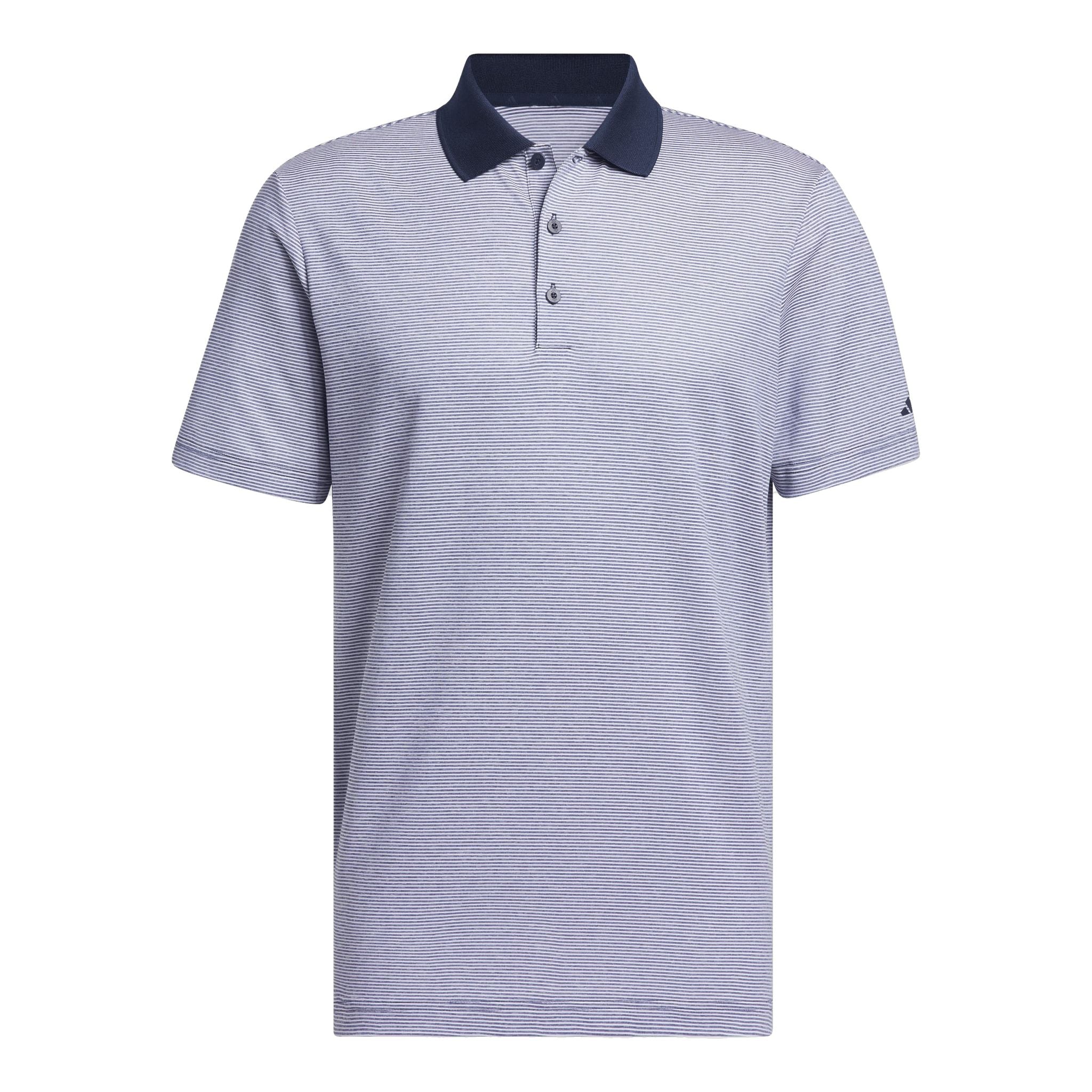 Polo a righe Adidas Ultimate365 Ottoman da uomo