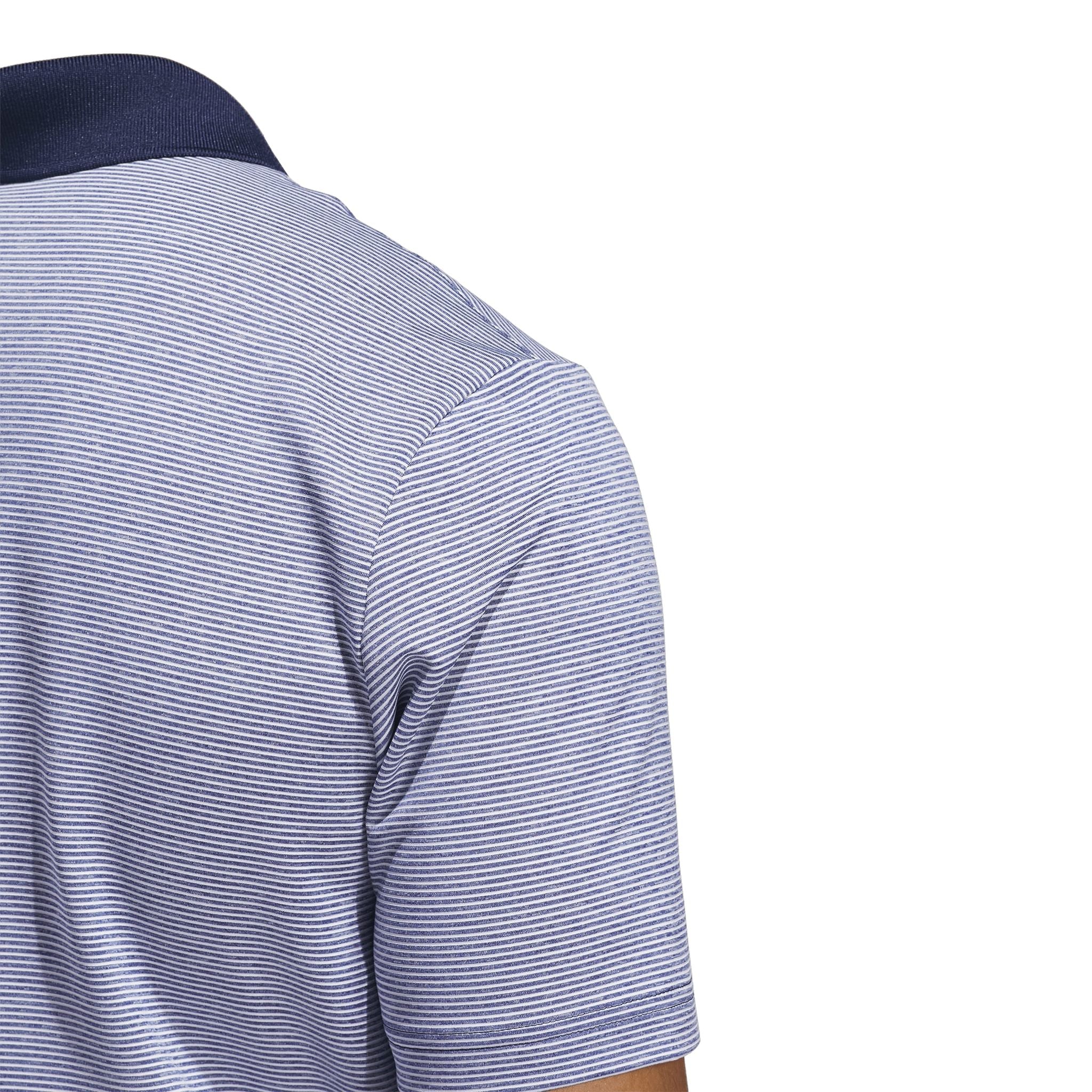 Polo a righe Adidas Ultimate365 Ottoman da uomo