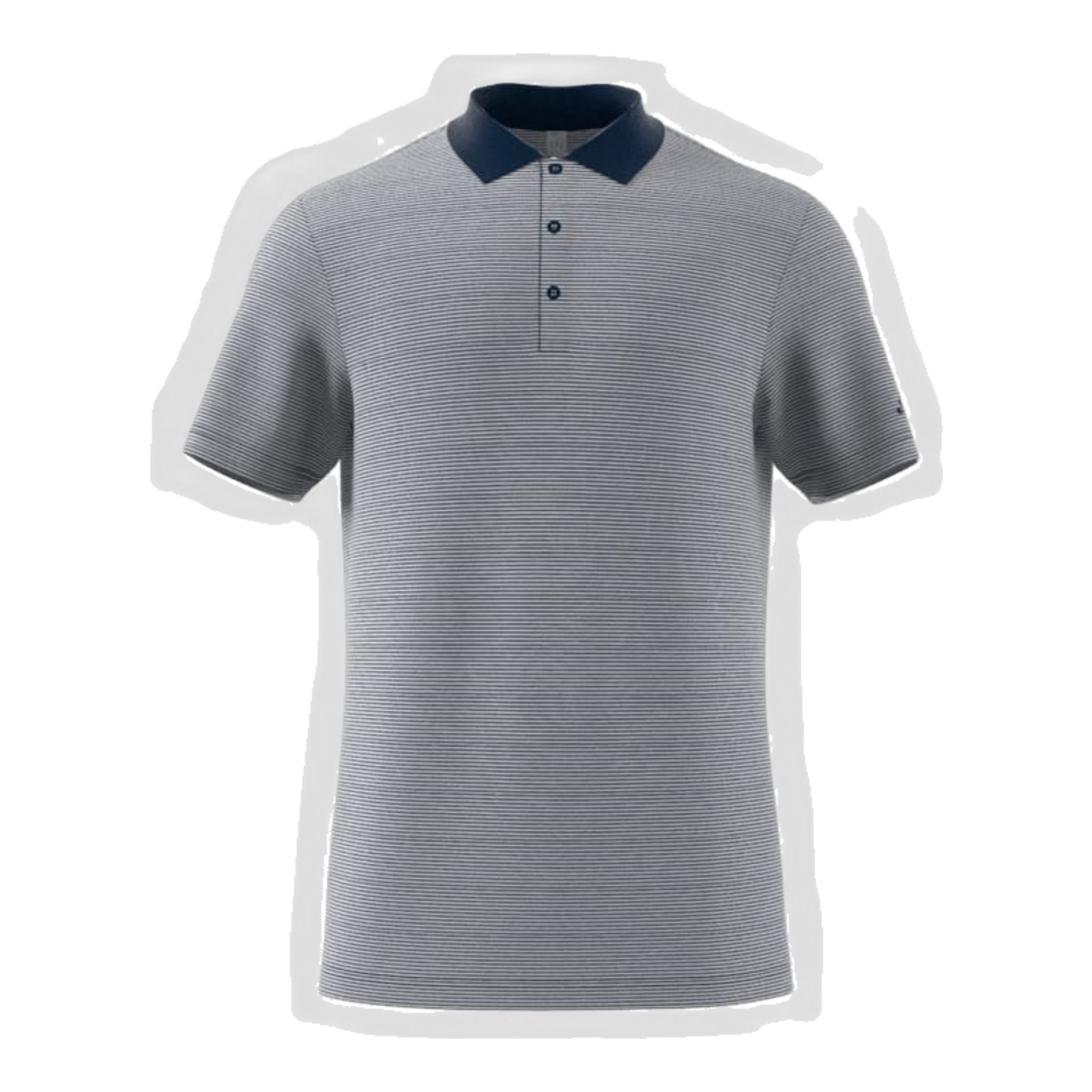 Polo a righe Adidas Ultimate365 Ottoman da uomo