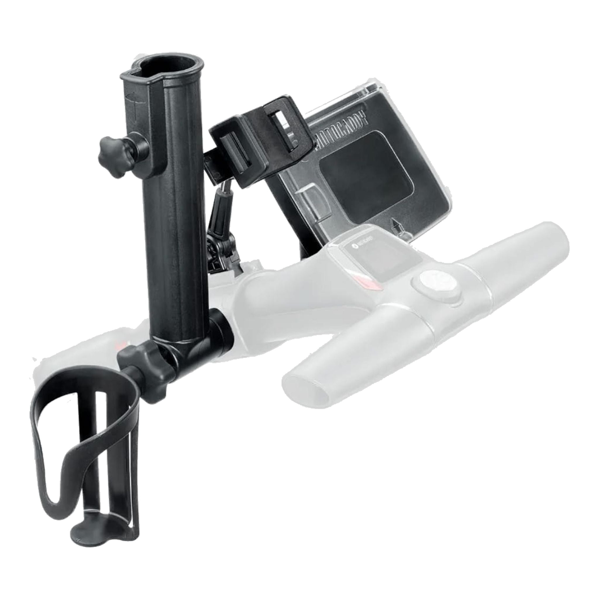 Pacchetto accessori Motocaddy (supporto GPS/smartphone, porta ombrello, porta bicchiere)