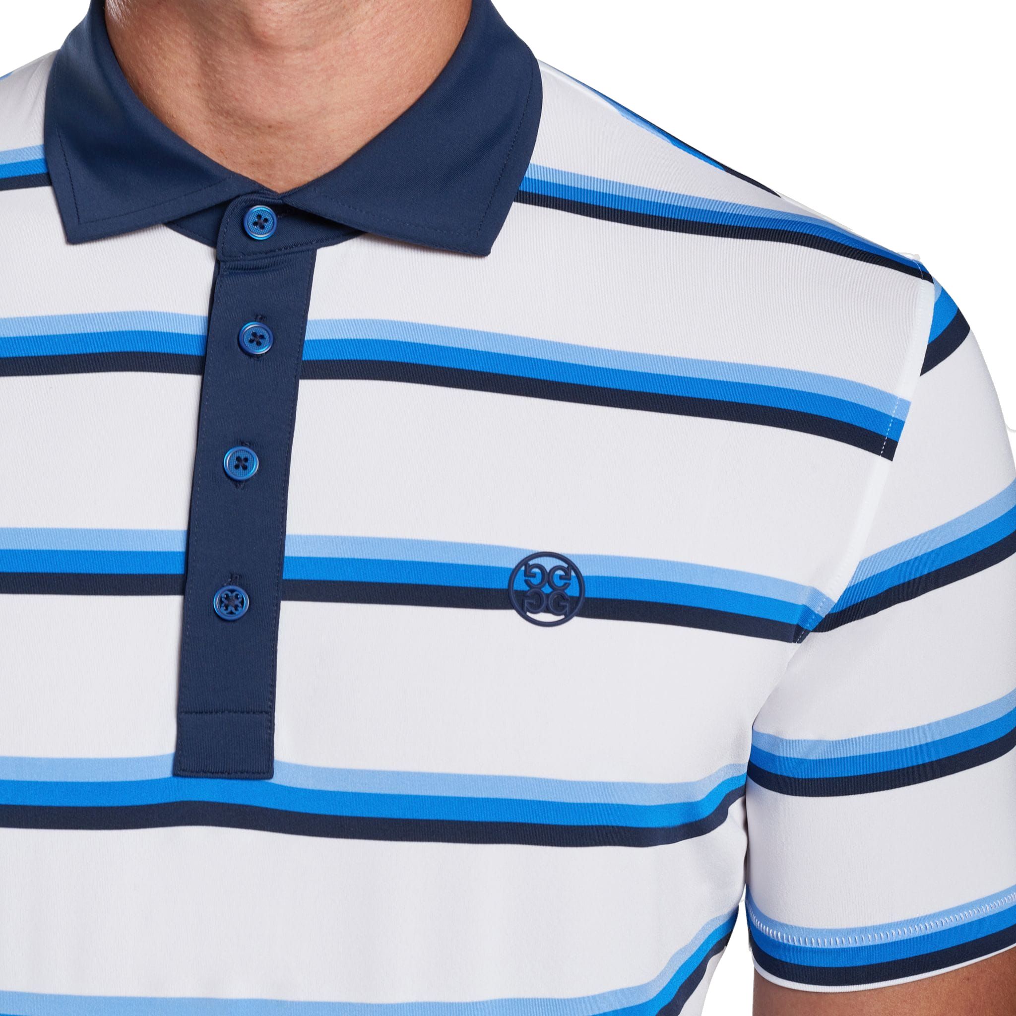 Polo da golf GFORE Yarn Dye Stripe da uomo