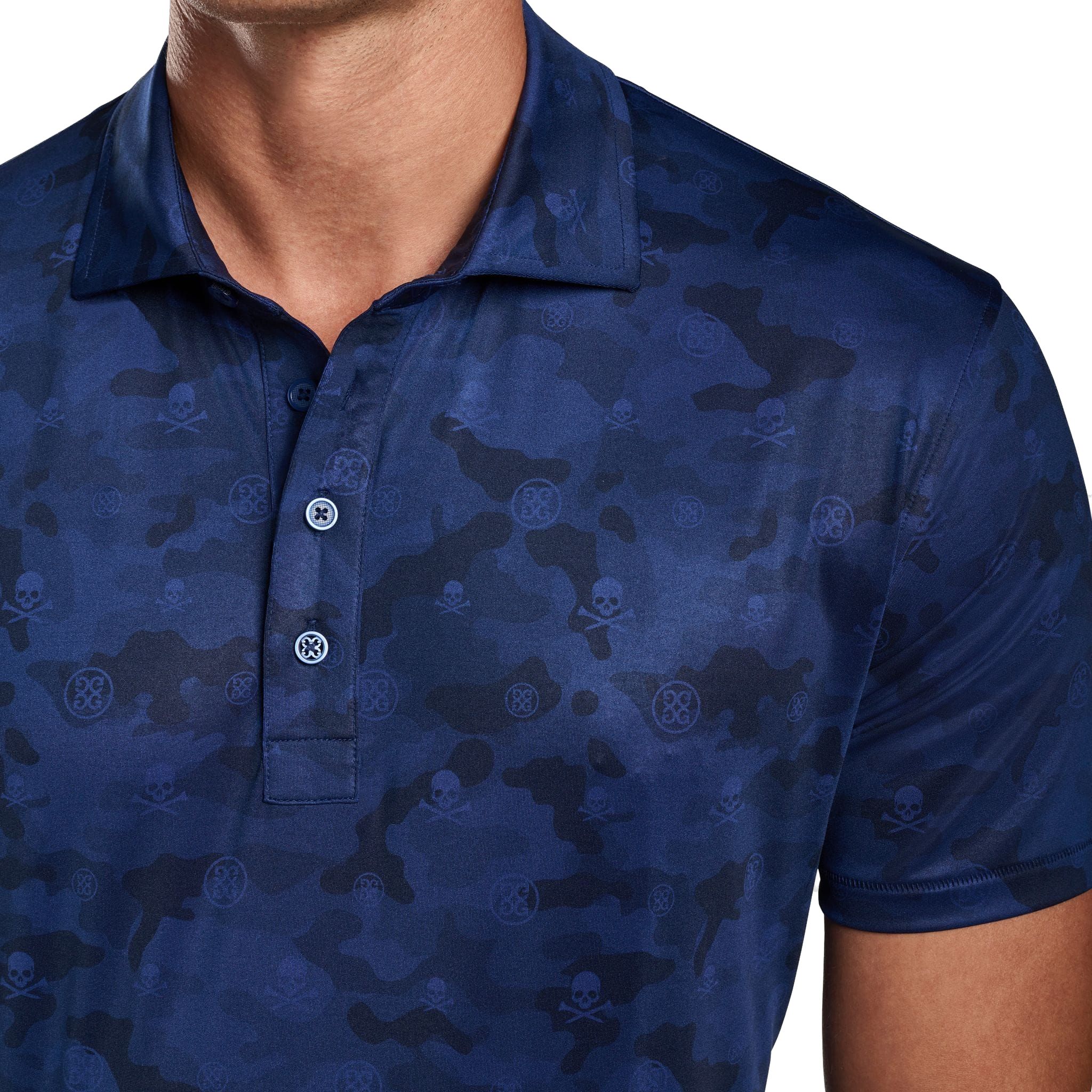 Polo da golf da uomo GFORE Icon Camo Jersey