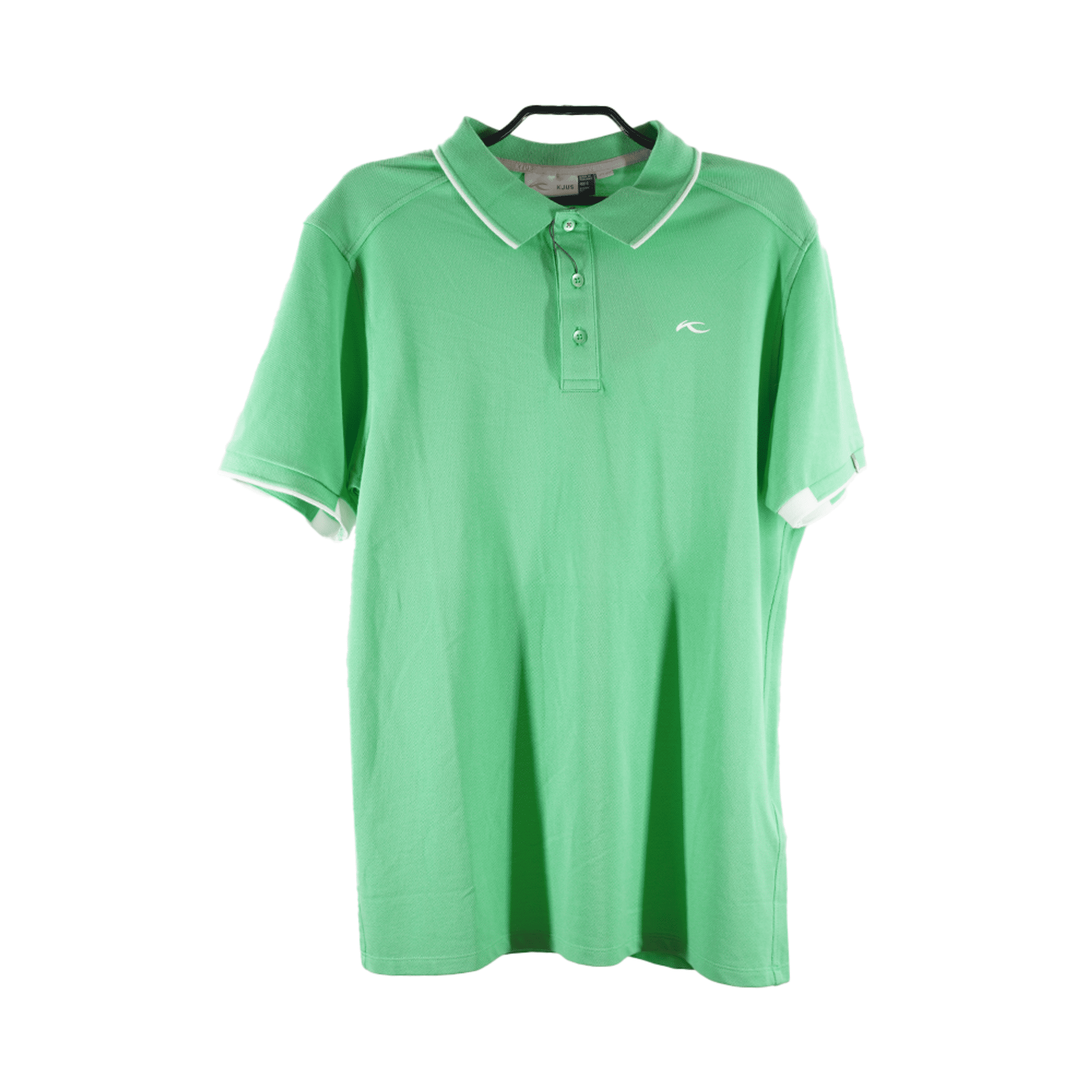Polo da golf da uomo Kjus Stan S/S (logo frontale).