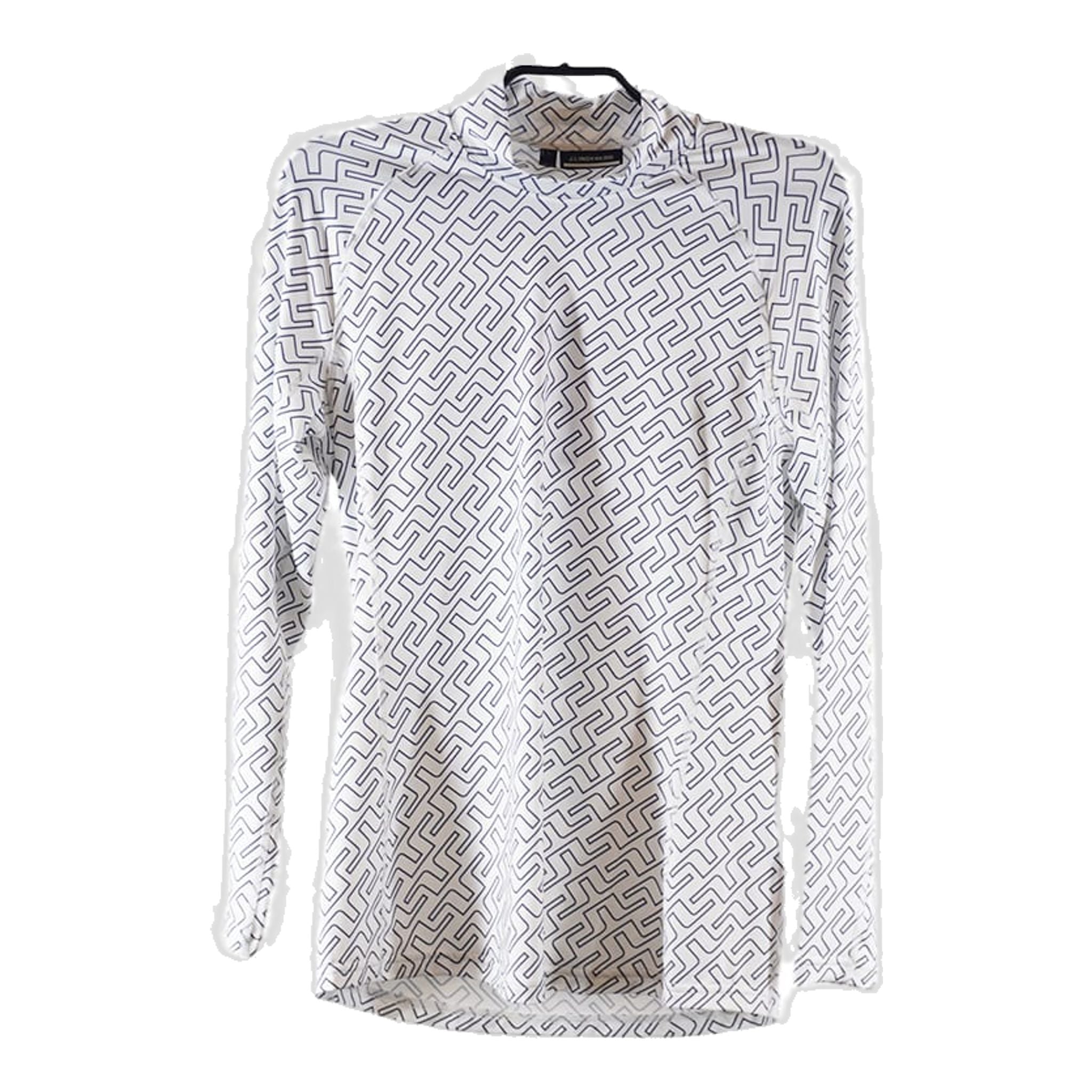 Polo da golf a compressione morbida con stampa Asa di J. Lindeberg da donna