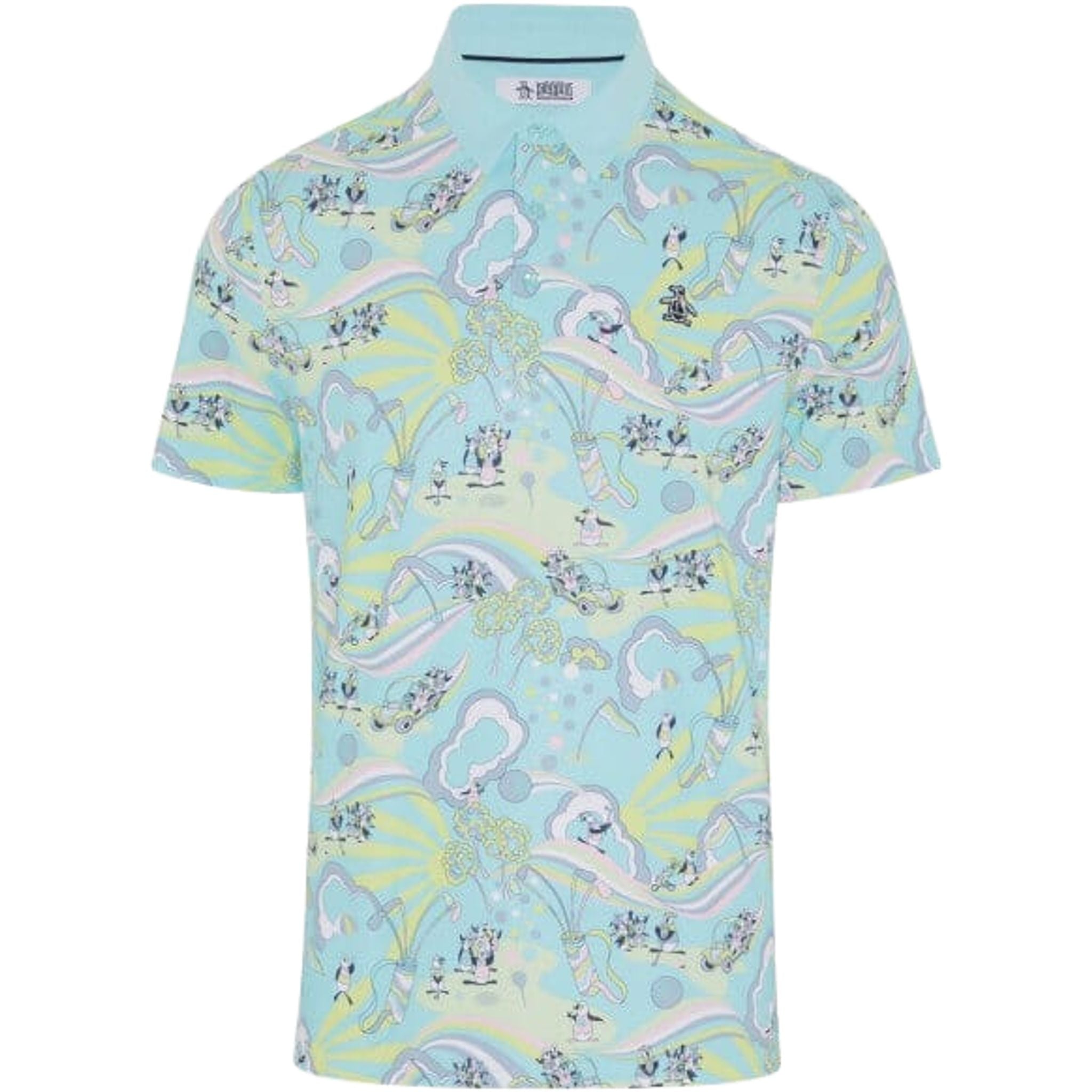 Polo da uomo con stampa Penguin Heritage originale