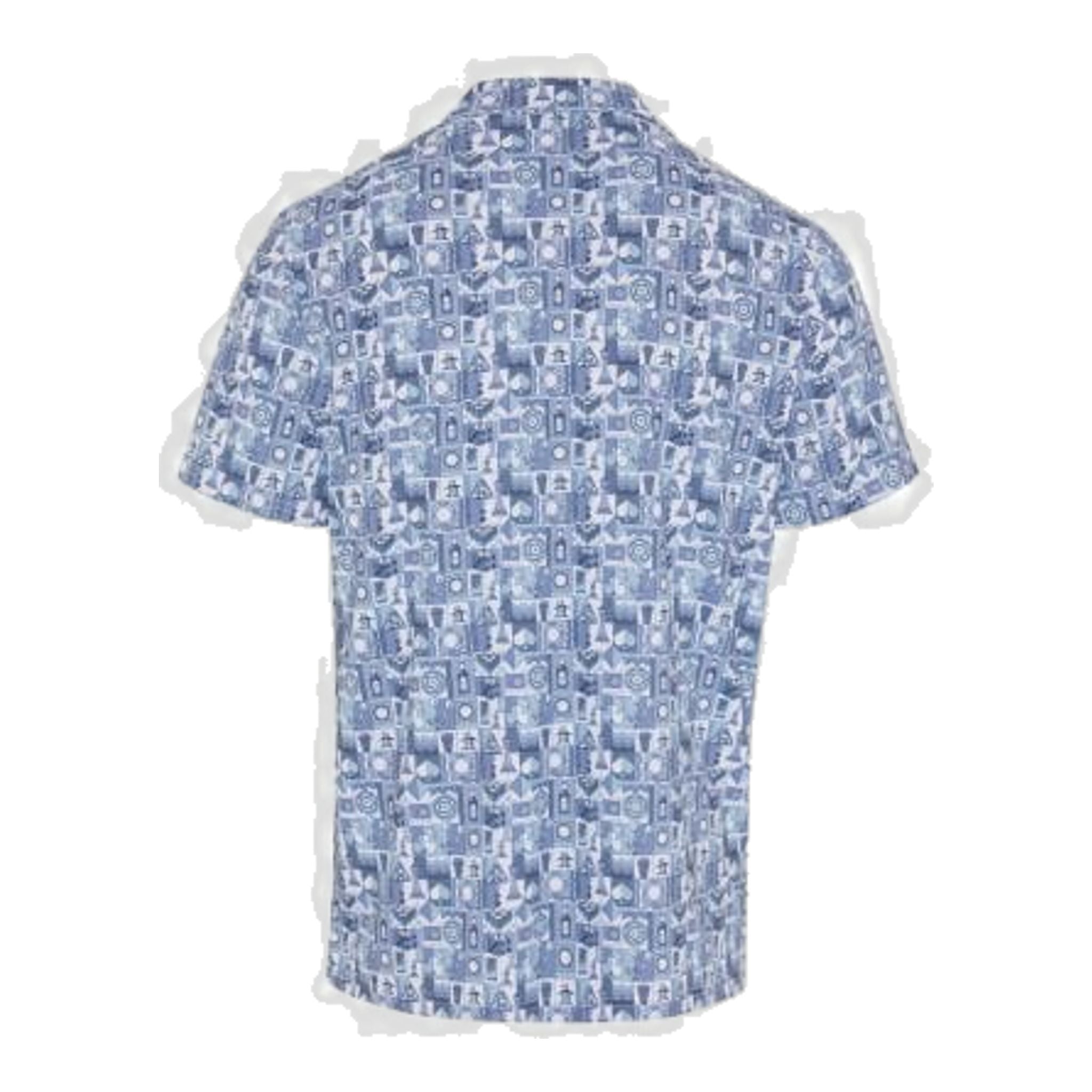 Polo da uomo con stampa a griglia originale Penguin Pete Game