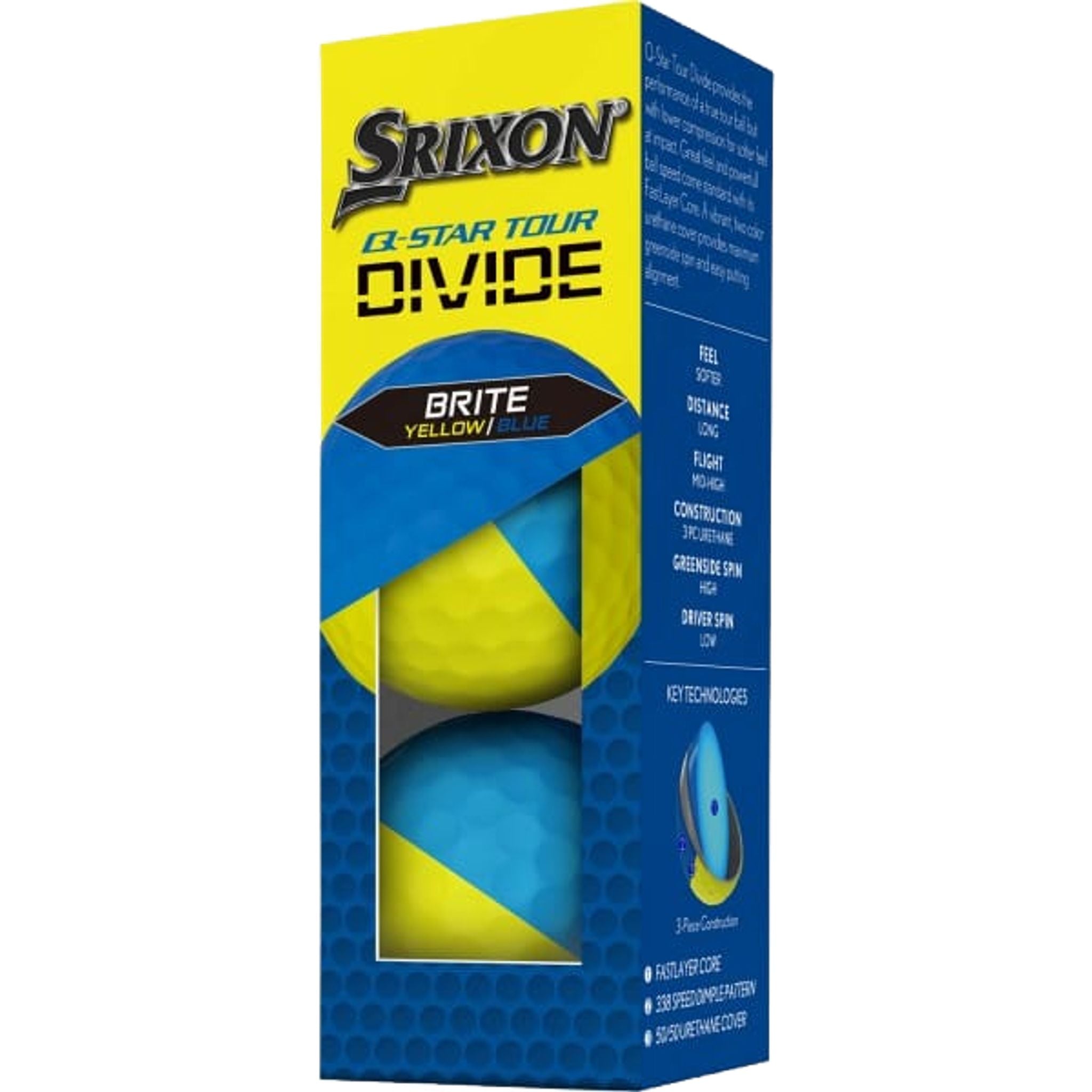 Srixon Q-Star Tour Divide 2 palline da golf