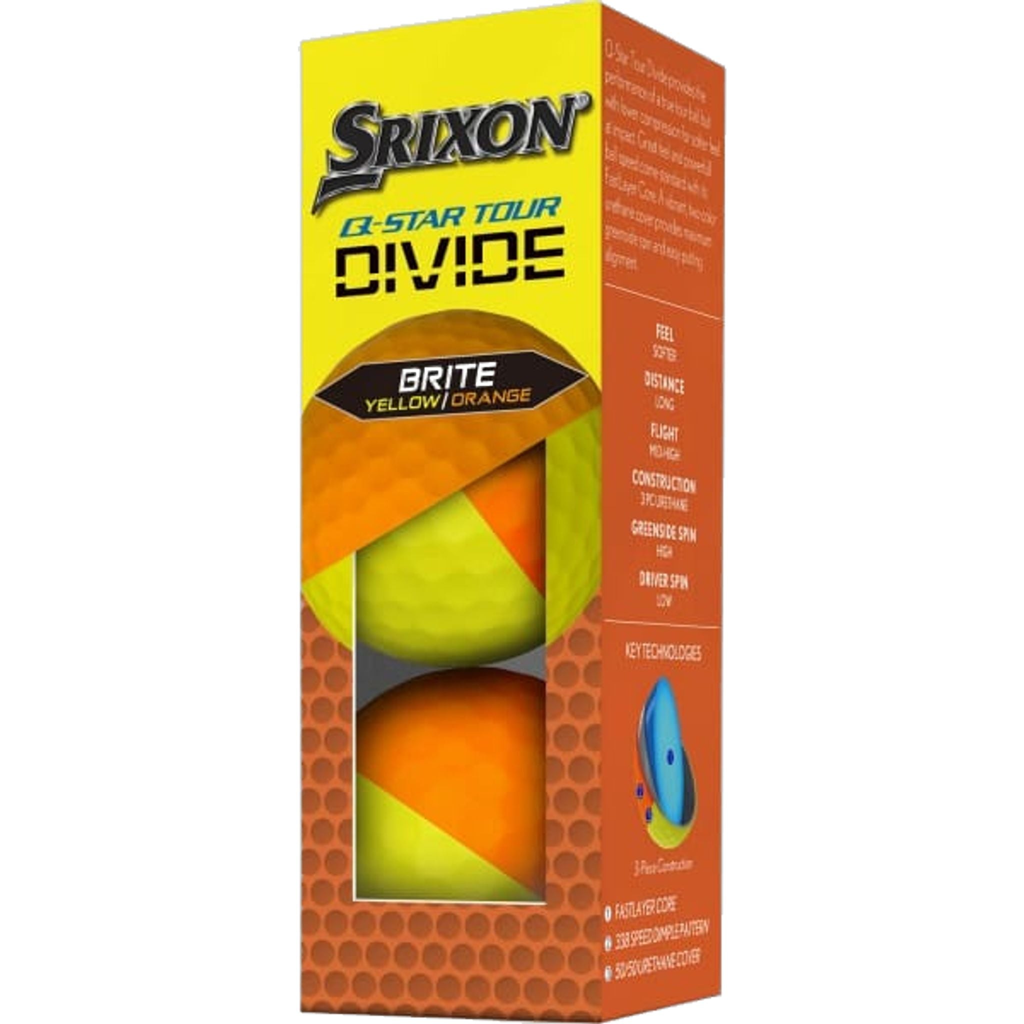 Srixon Q-Star Tour Divide 2 palline da golf