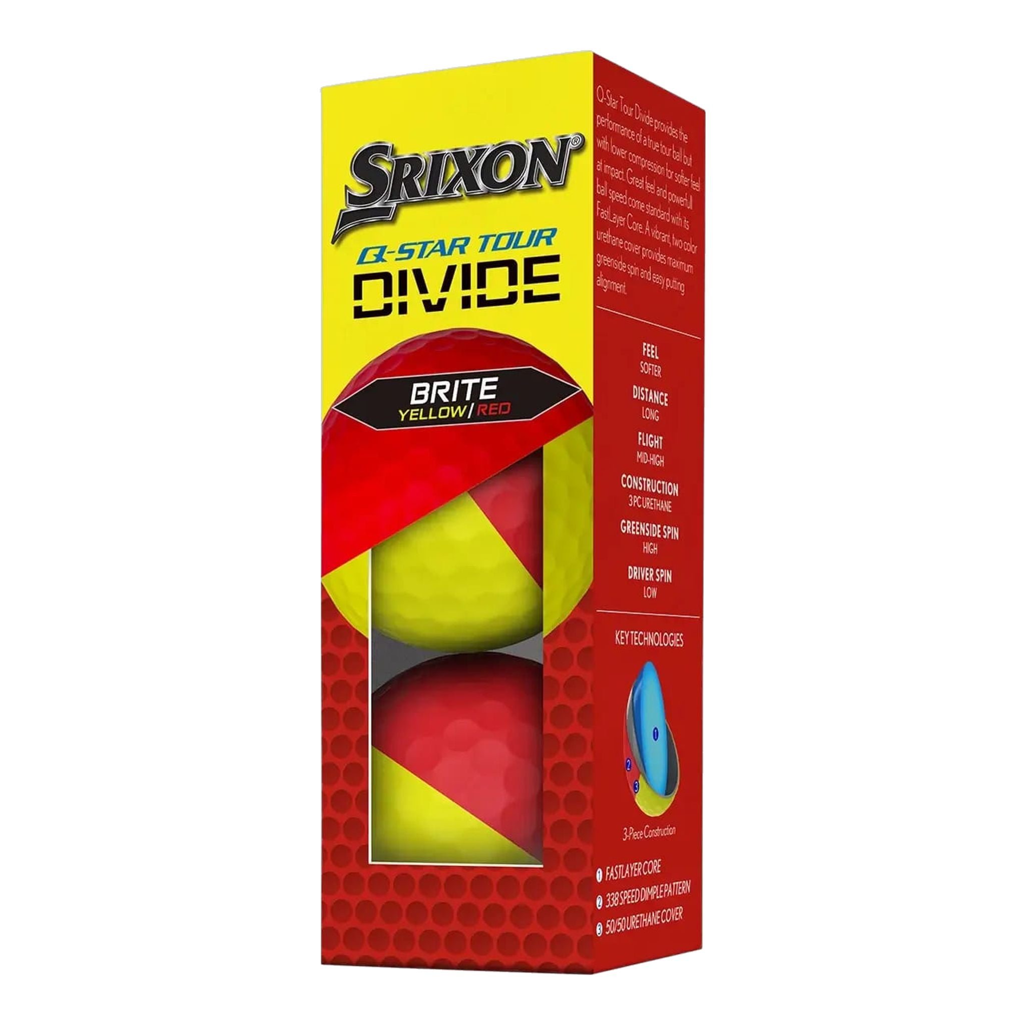 Srixon Q-Star Tour Divide 2 palline da golf