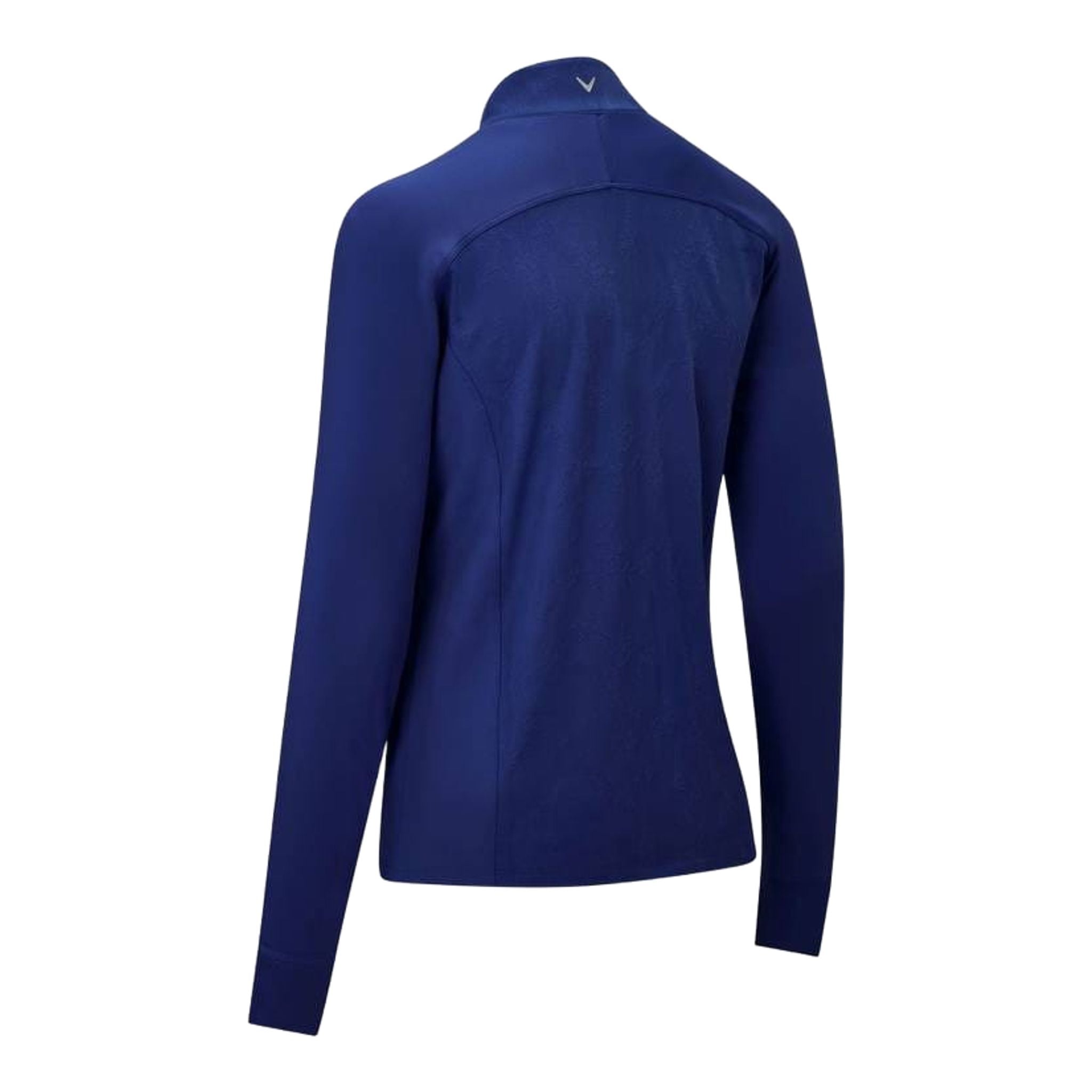 Callaway M 1/4 Zip Layer Jacquard floreale blu scuro da donna