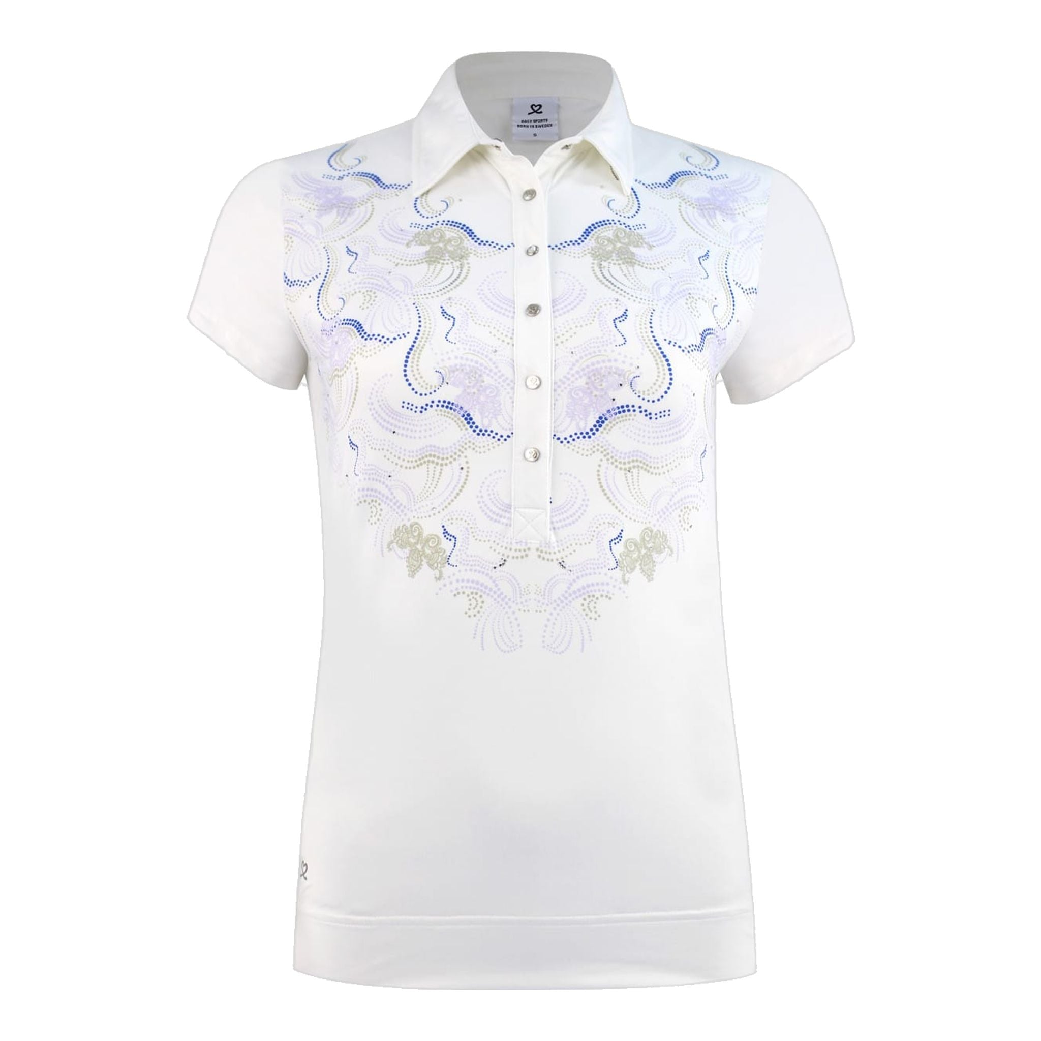 Daily Sports Viola Cap S Polo Bianca da donna