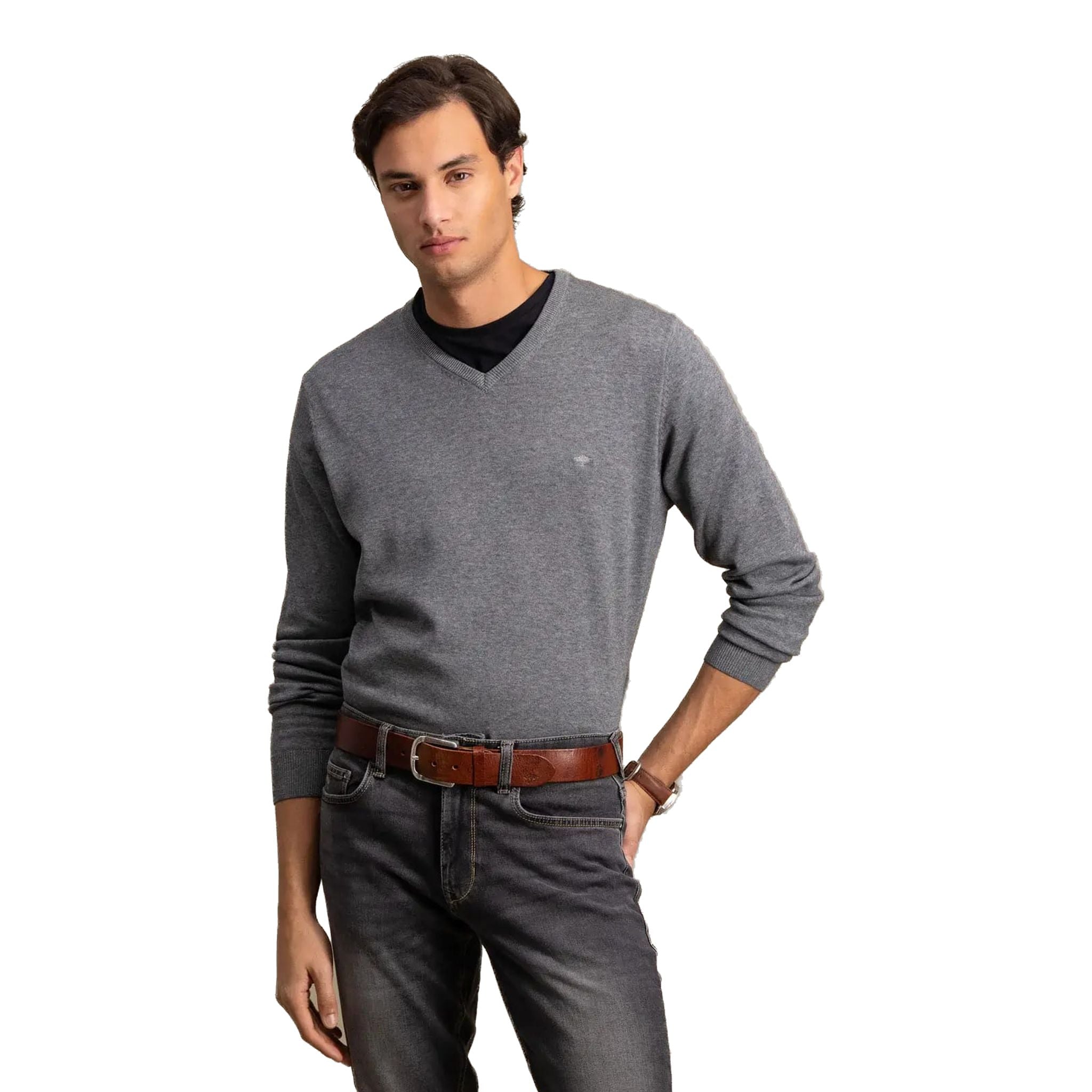 Maglione scollo a V Fynch Hatton uomo