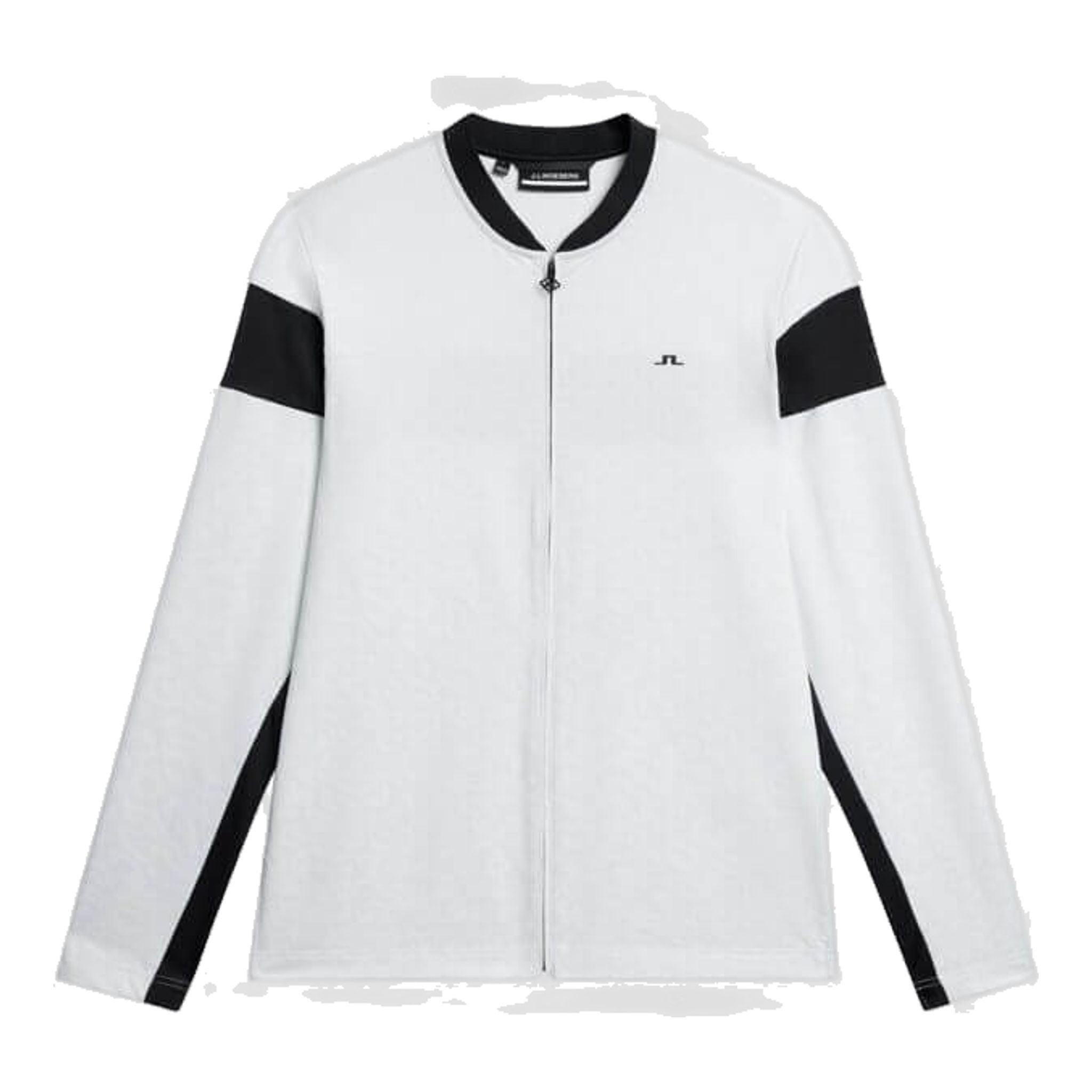 J. Lindeberg M Charles Zip Midlayer bianco da uomo