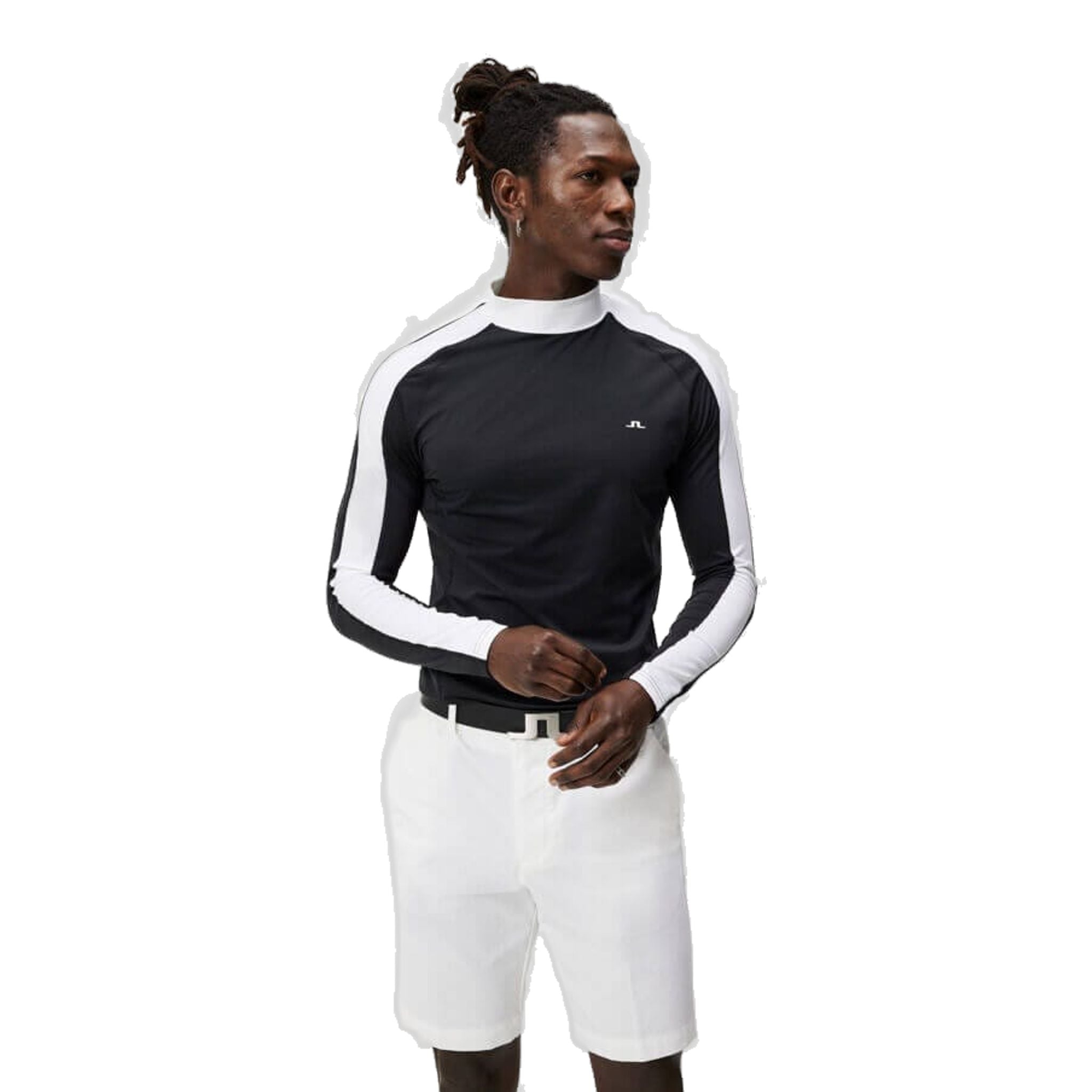 J. Lindeberg M Antoine Compression Top Nero L Uomo