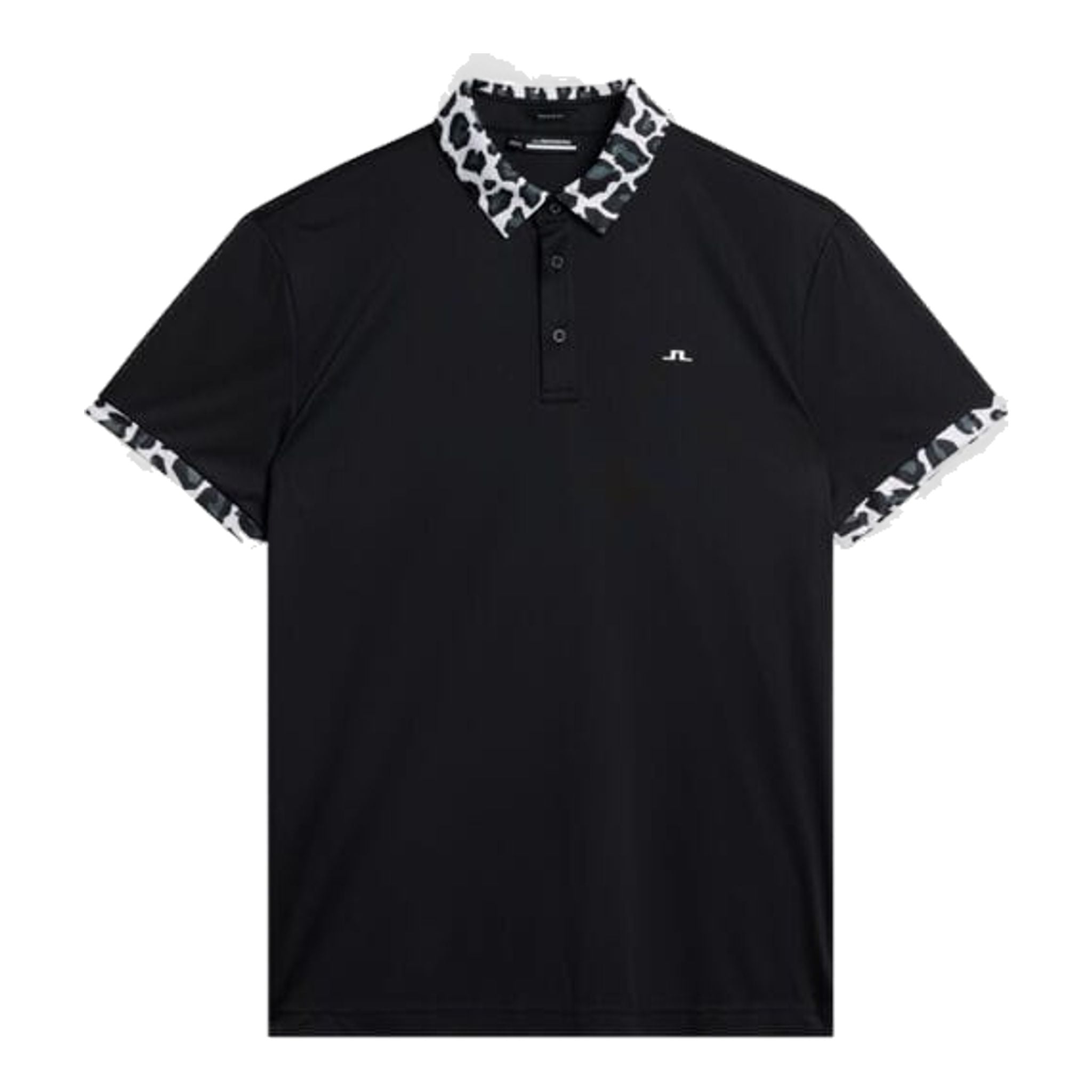 Polo J. Lindeberg M Chapin Regular Nera da Uomo