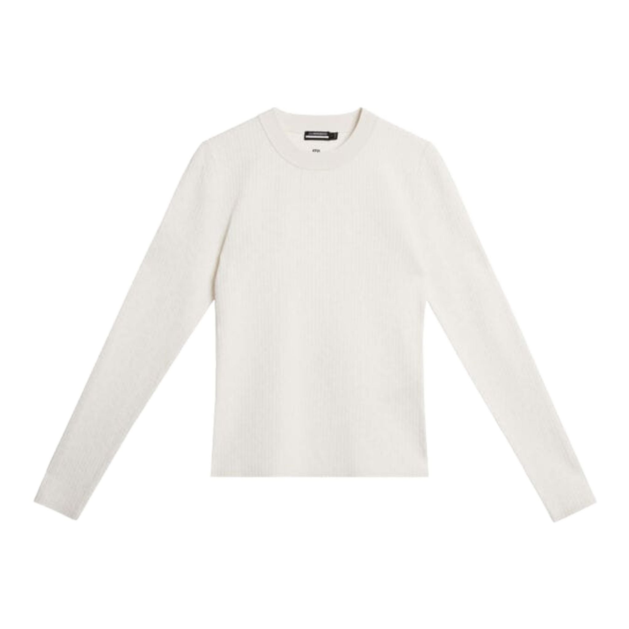 J. Lindeberg W Louise Rib Jacquard Knit Bianco Donna