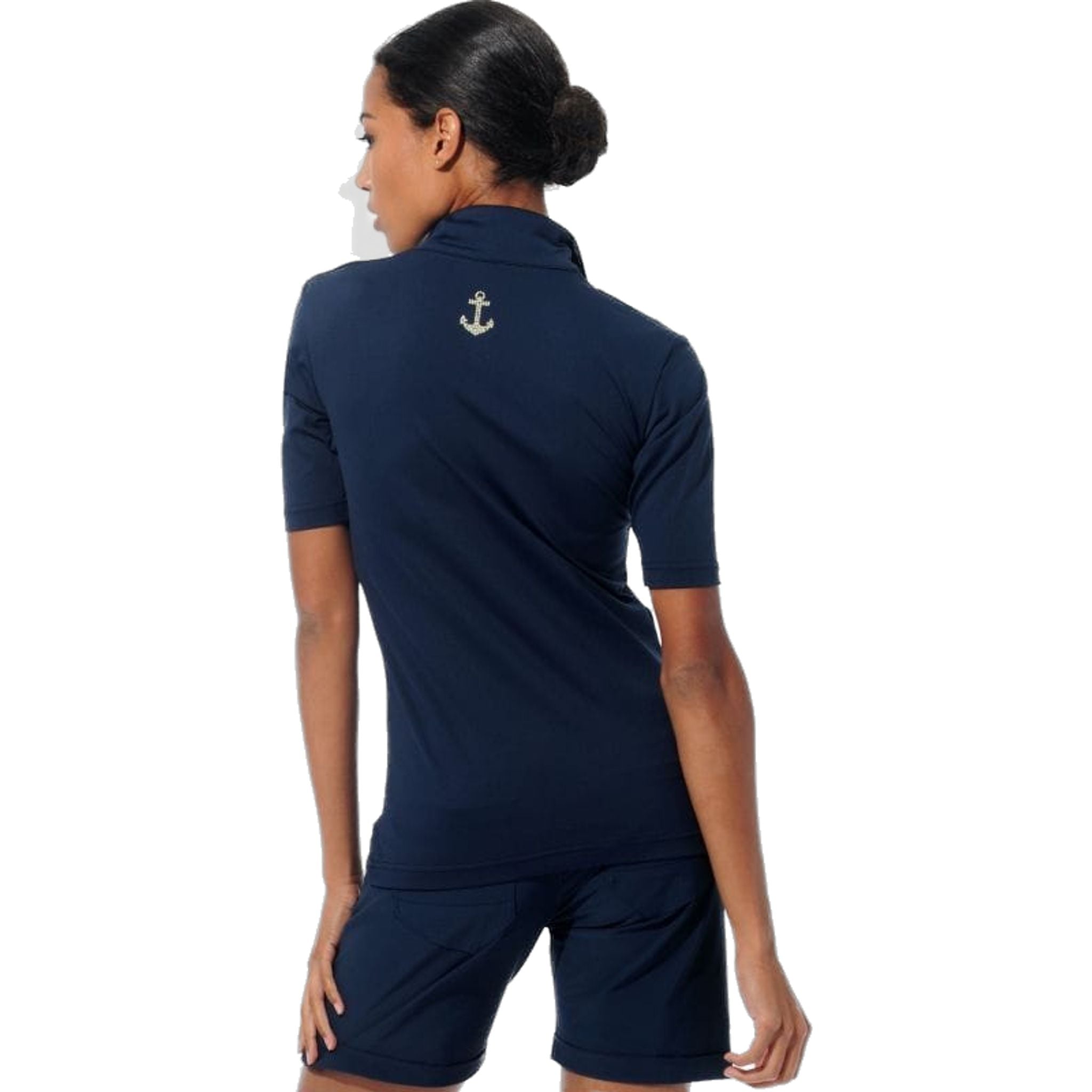MDC Sportwear W Polo SL Merlyn Navy Donna