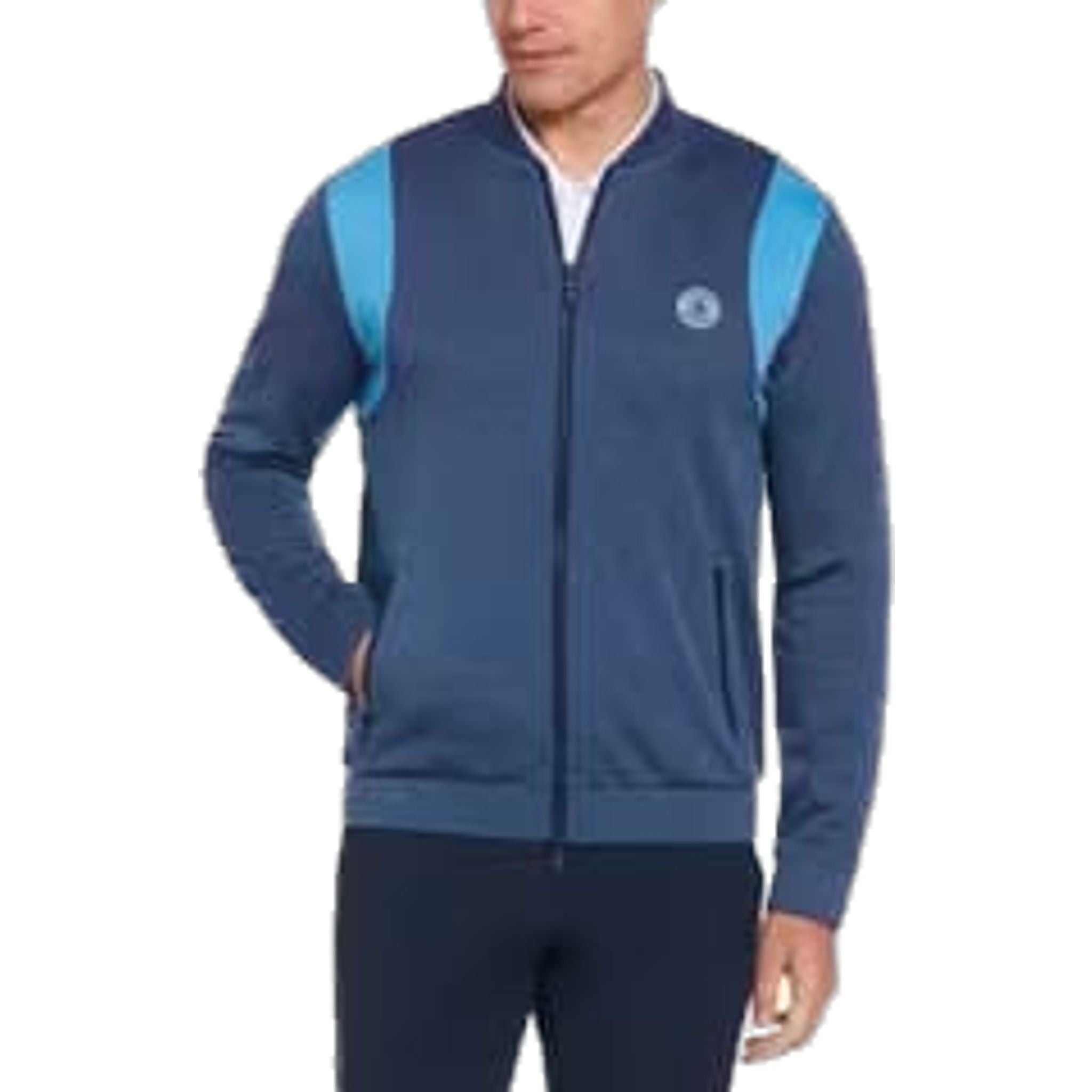 Giacca da uomo originale Penguin full zip bomber color block