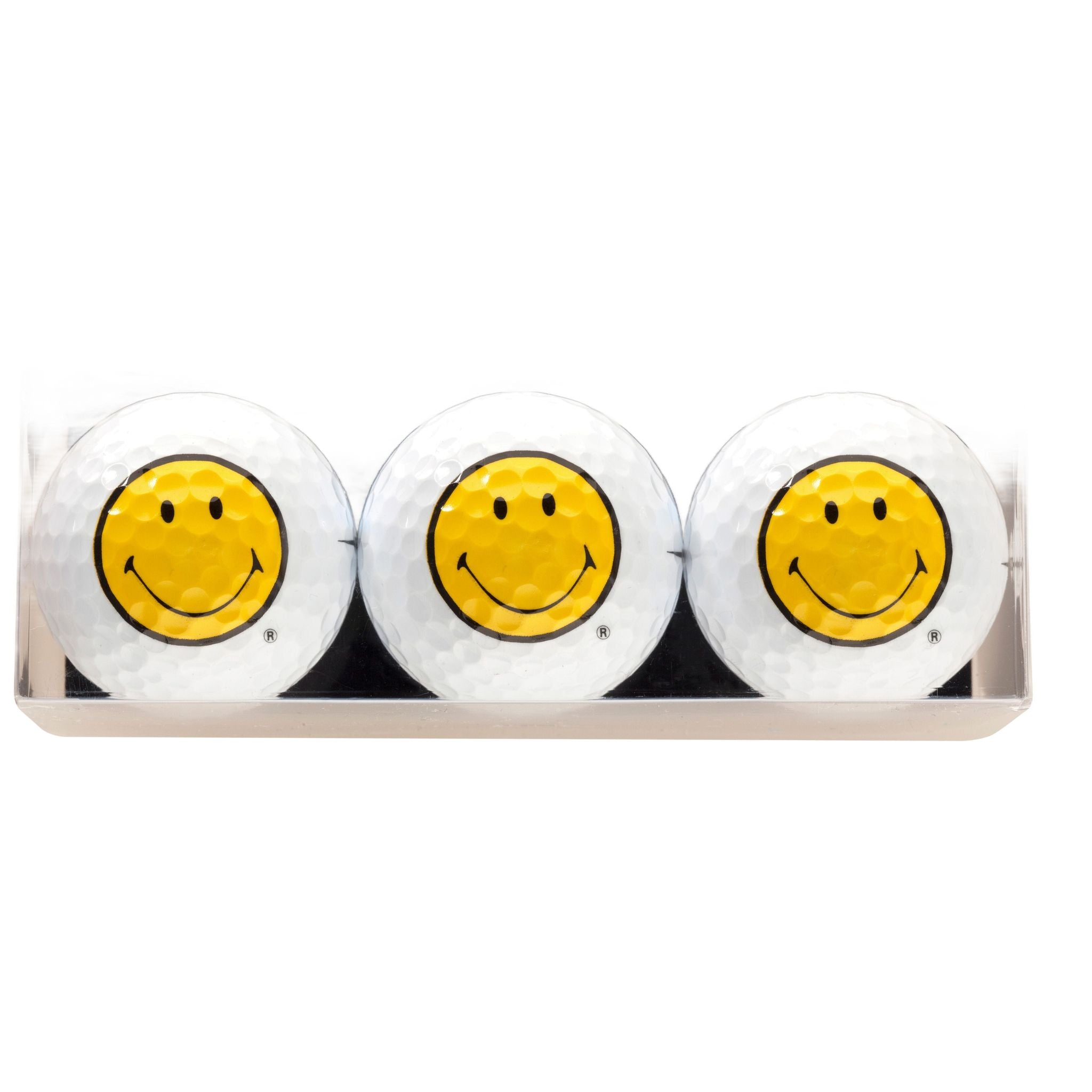 Sportiques Golf Gifts Smiley (3 palline da golf)