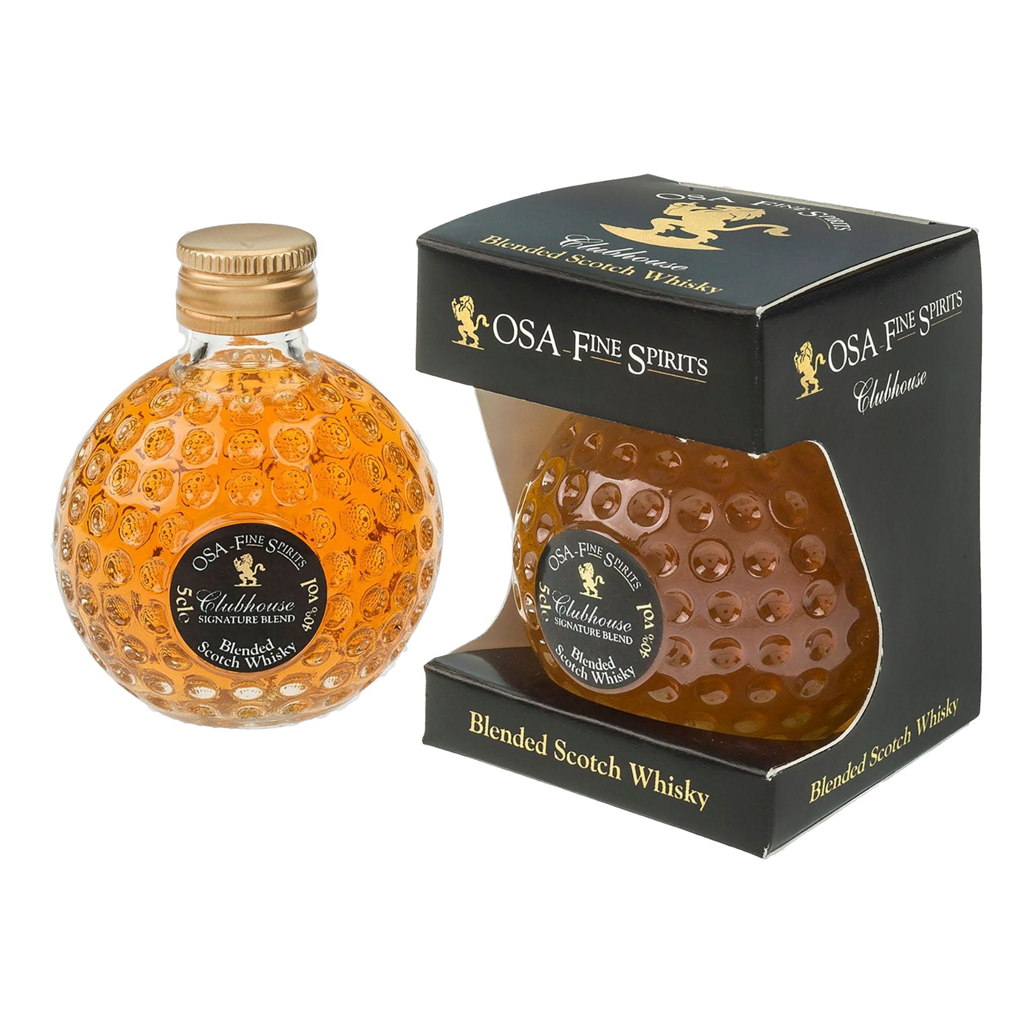 Sportiques Golf Gifts Scotch Whisky in miniatura 40% vol. (0,05 l)