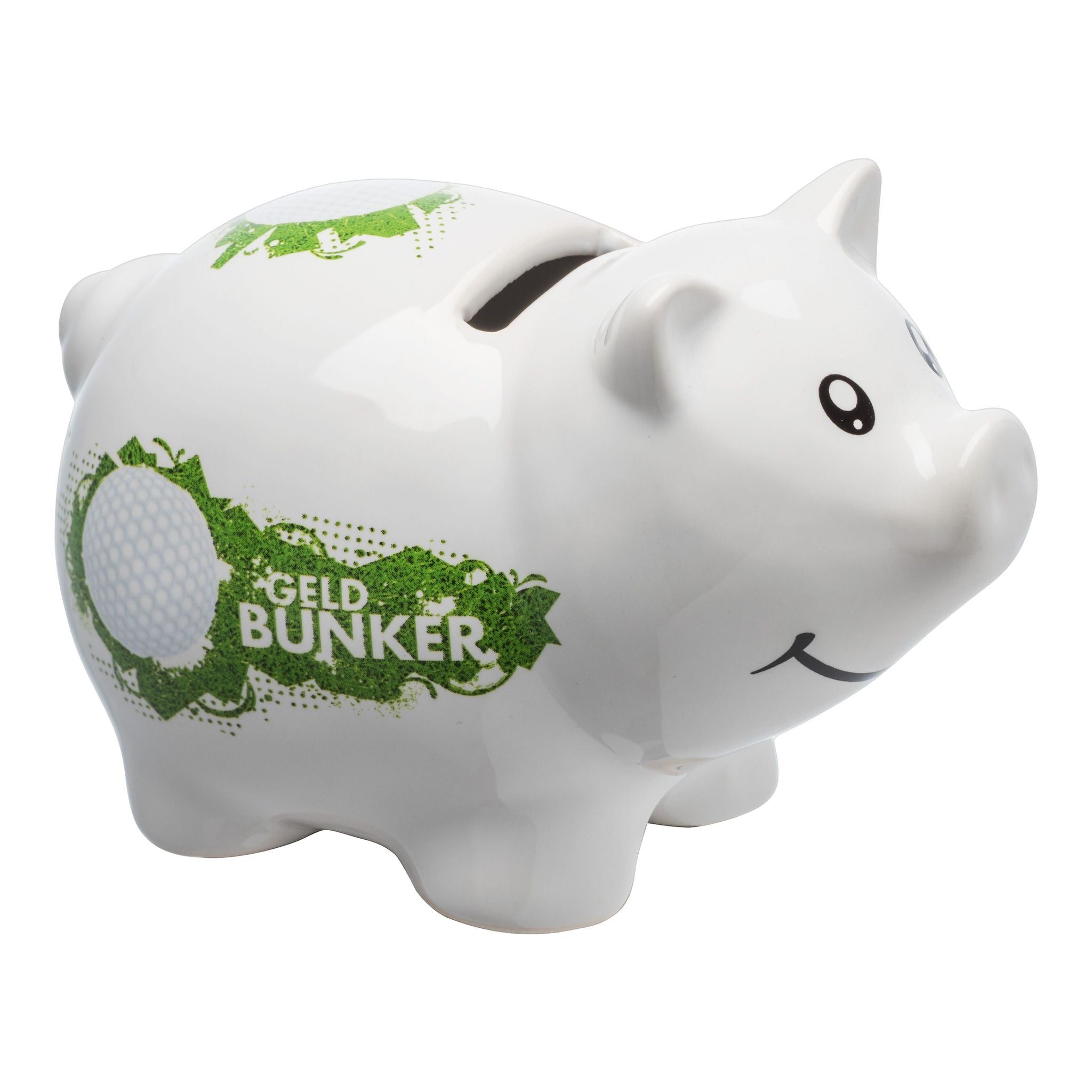 Sportiques Golf Gifts Salvadanaio in porcellana con deposito di denaro