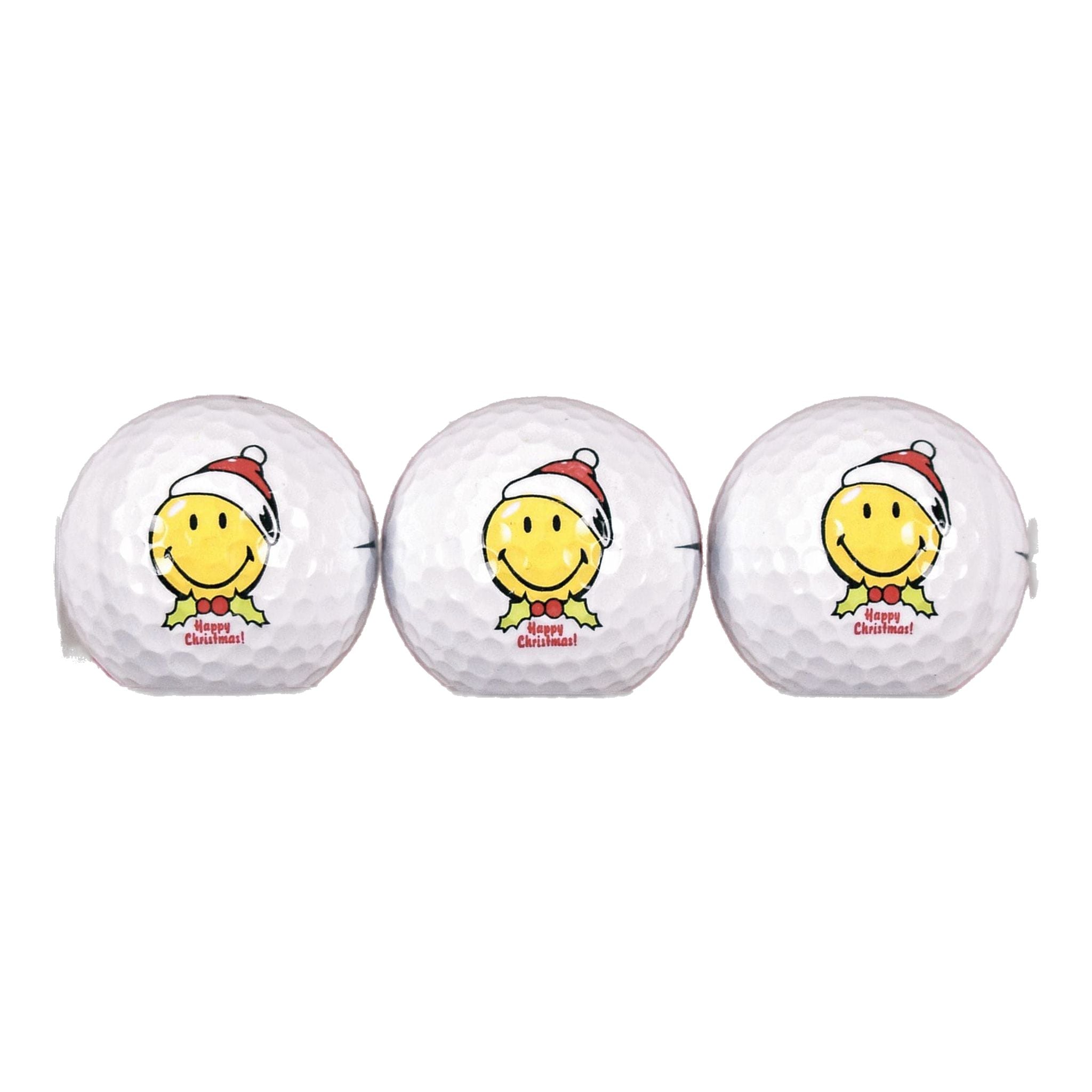 Sportiques Golf Gifts Smiley X-Mas (3 palline)