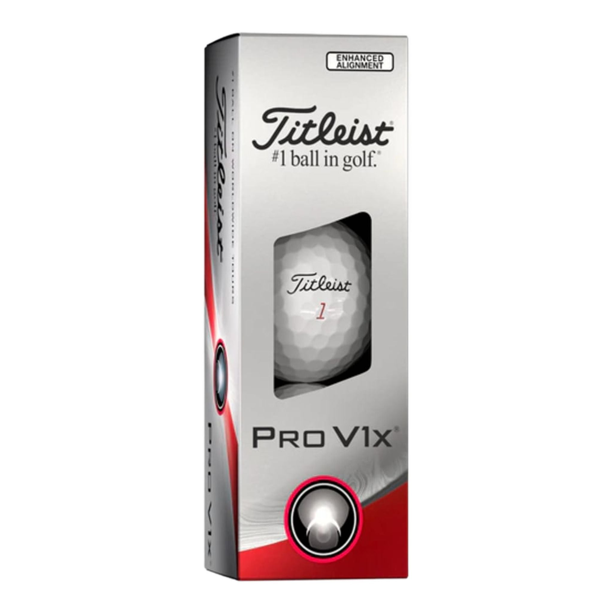 Palline da golf Titleist Pro V1X Enhanced Align