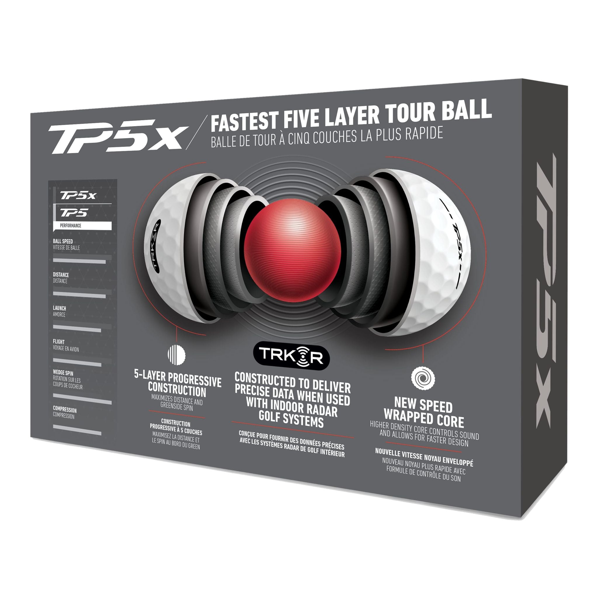 Palline da golf TaylorMade TP5x TRK-R