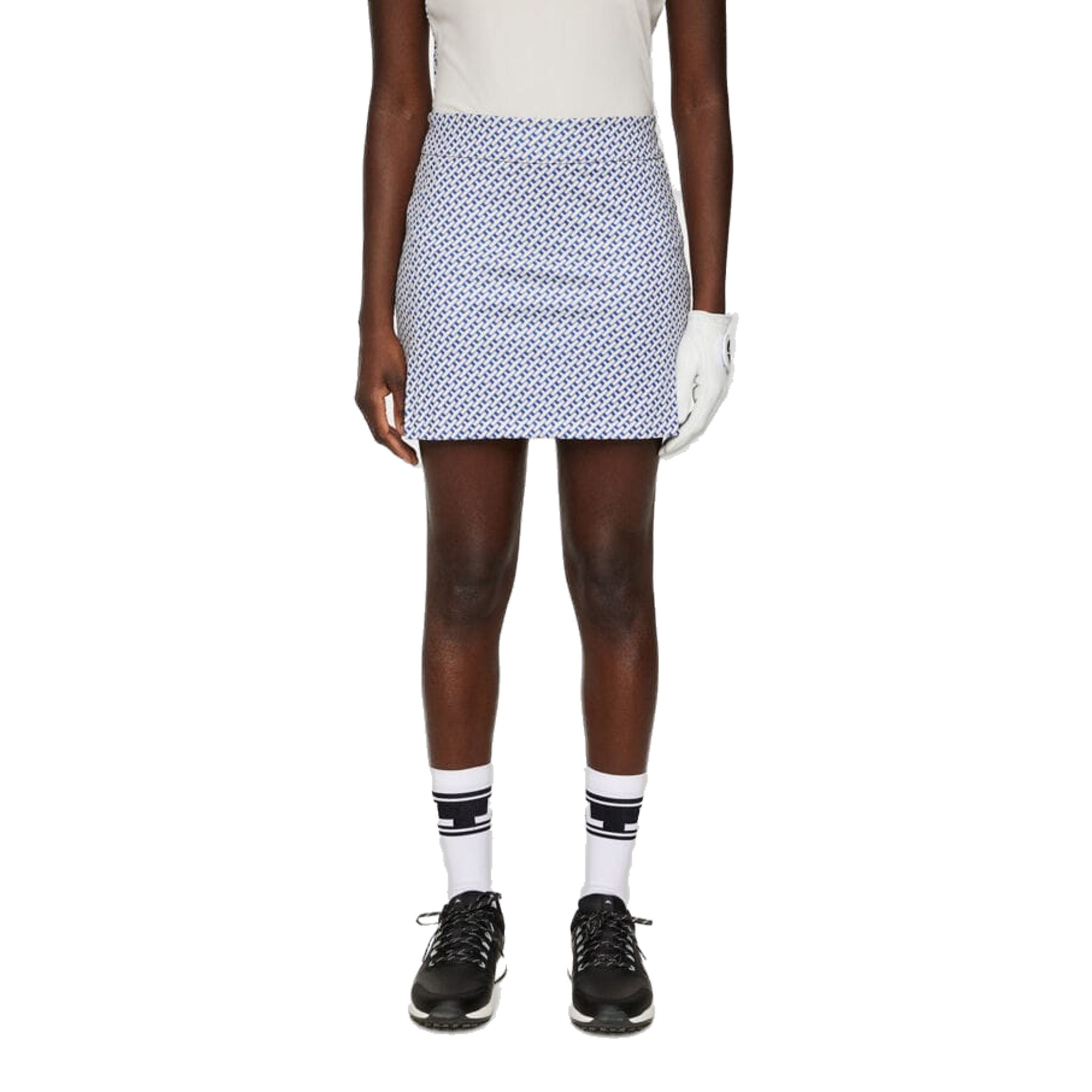 Gonna a stampa media Amelie di J. Lindeberg da donna