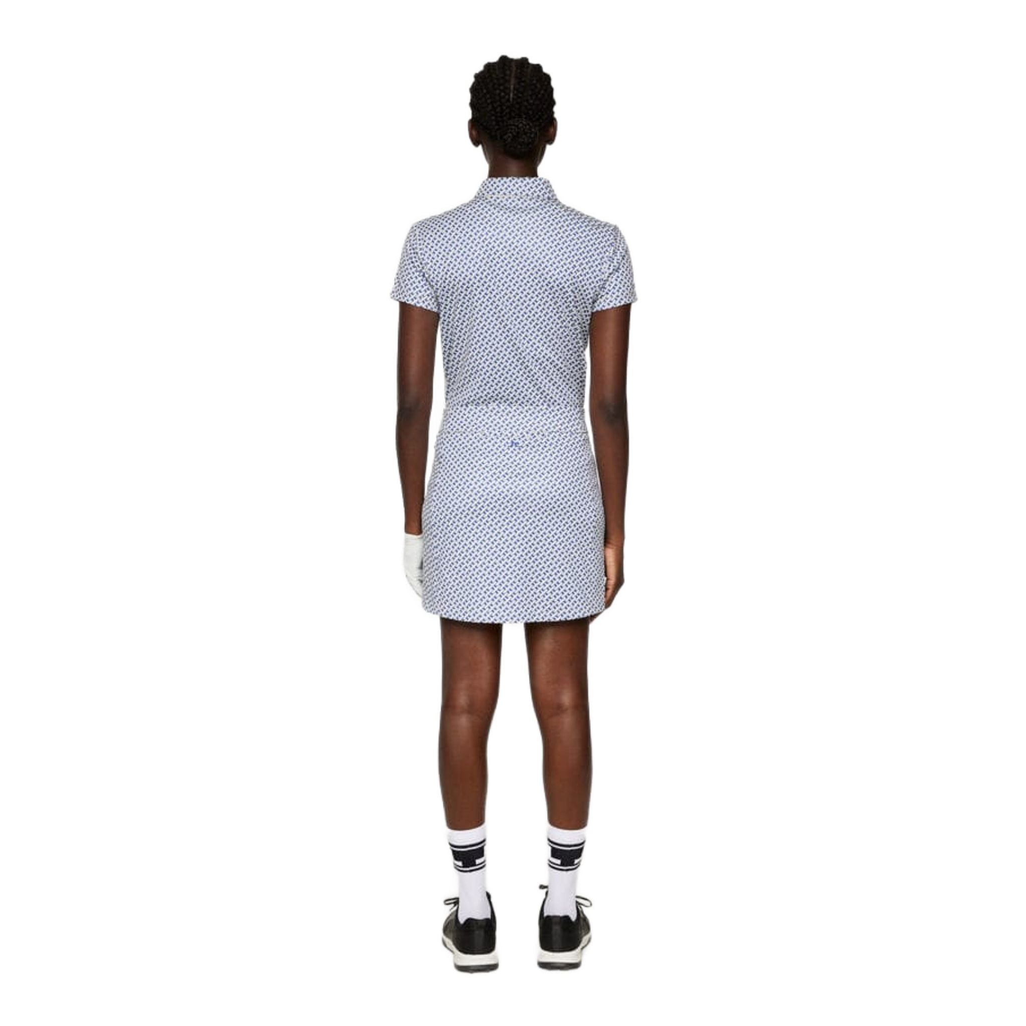 Gonna a stampa media Amelie di J. Lindeberg da donna