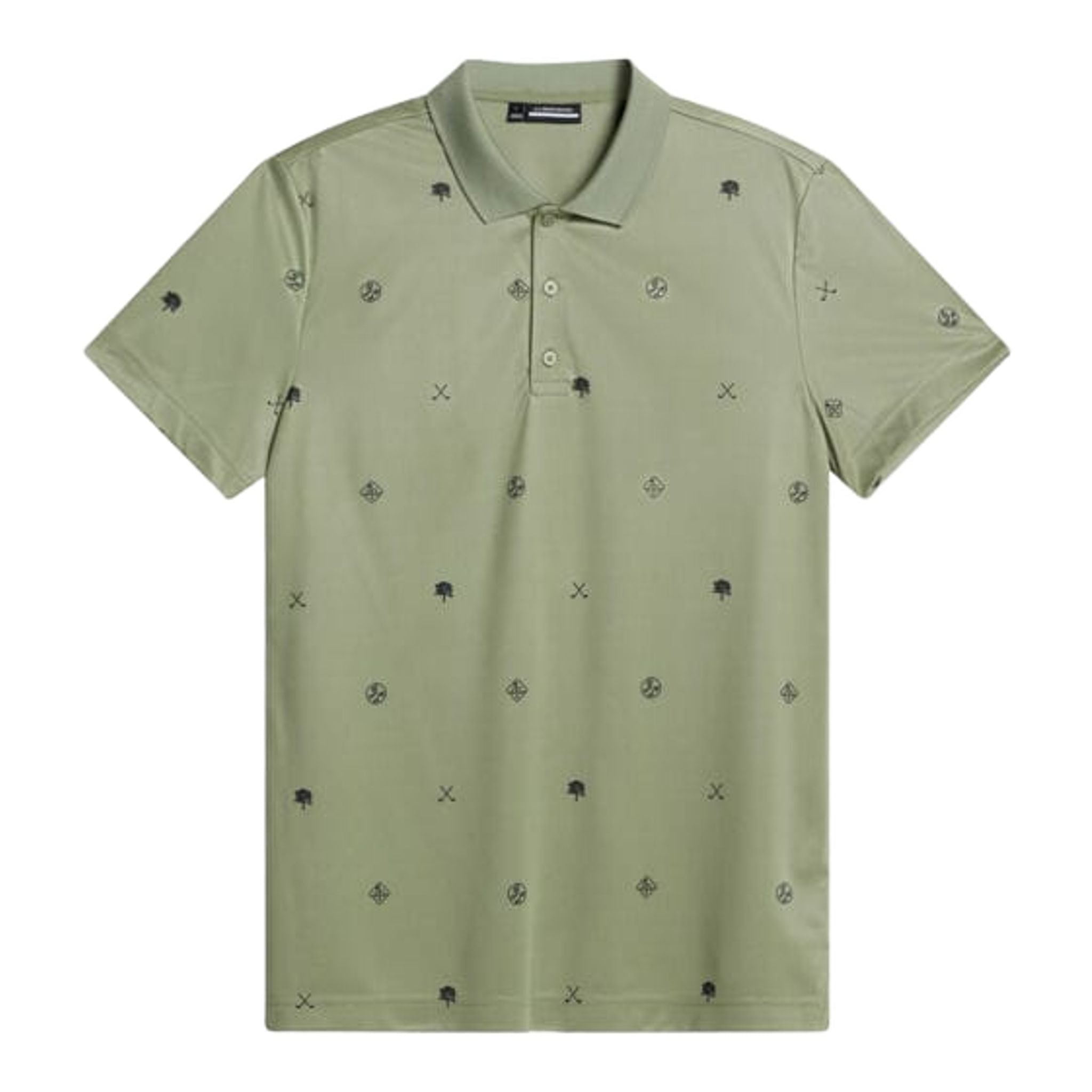 Polo da uomo con motivo Club House J. Lindeberg