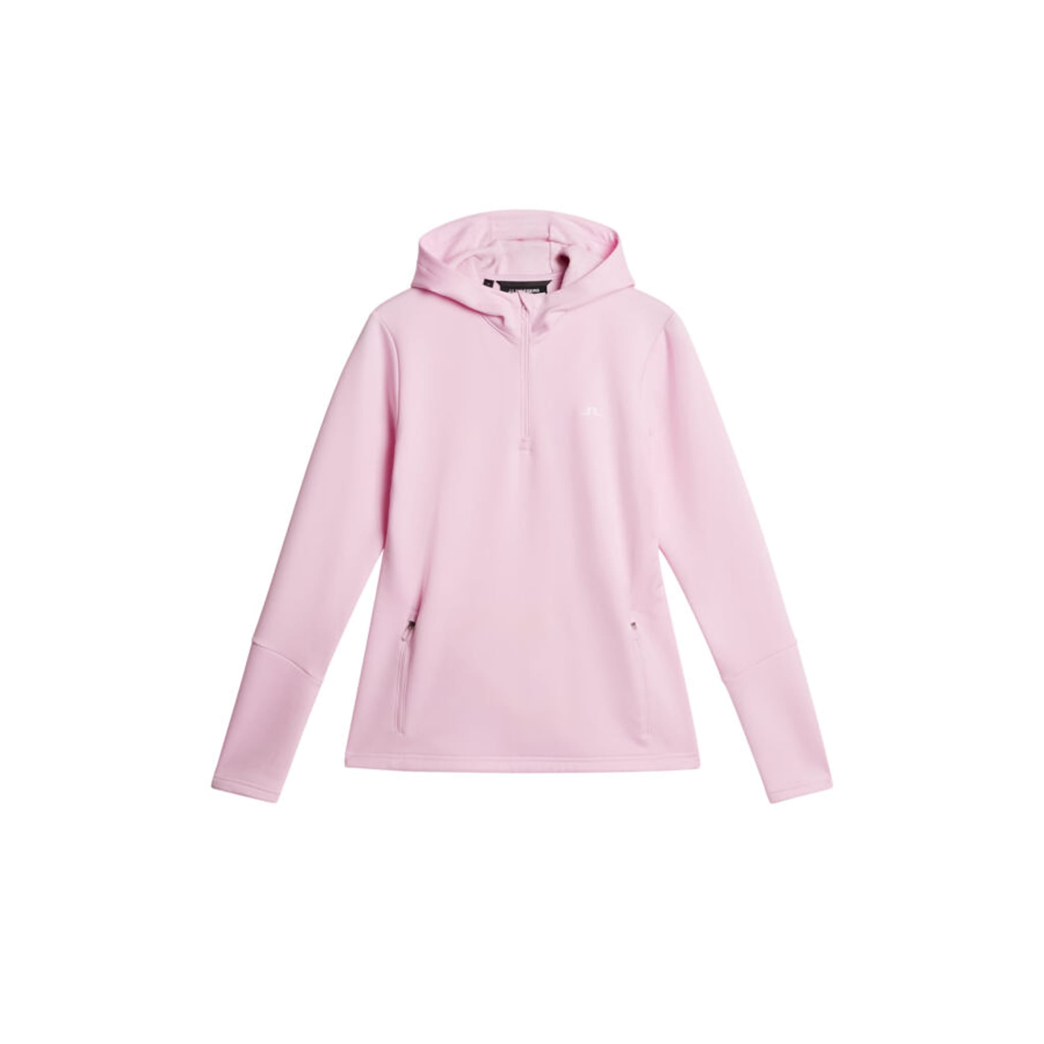 Felpa con cappuccio e zip a un quarto J. Lindeberg W Aerial da donna