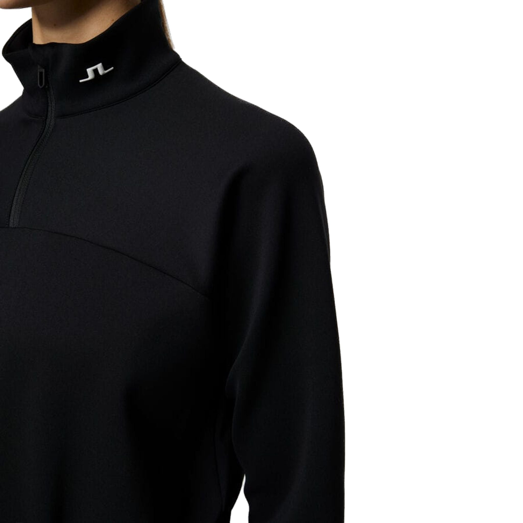 Felpa con zip a un quarto Jodi di J. Lindeberg da donna